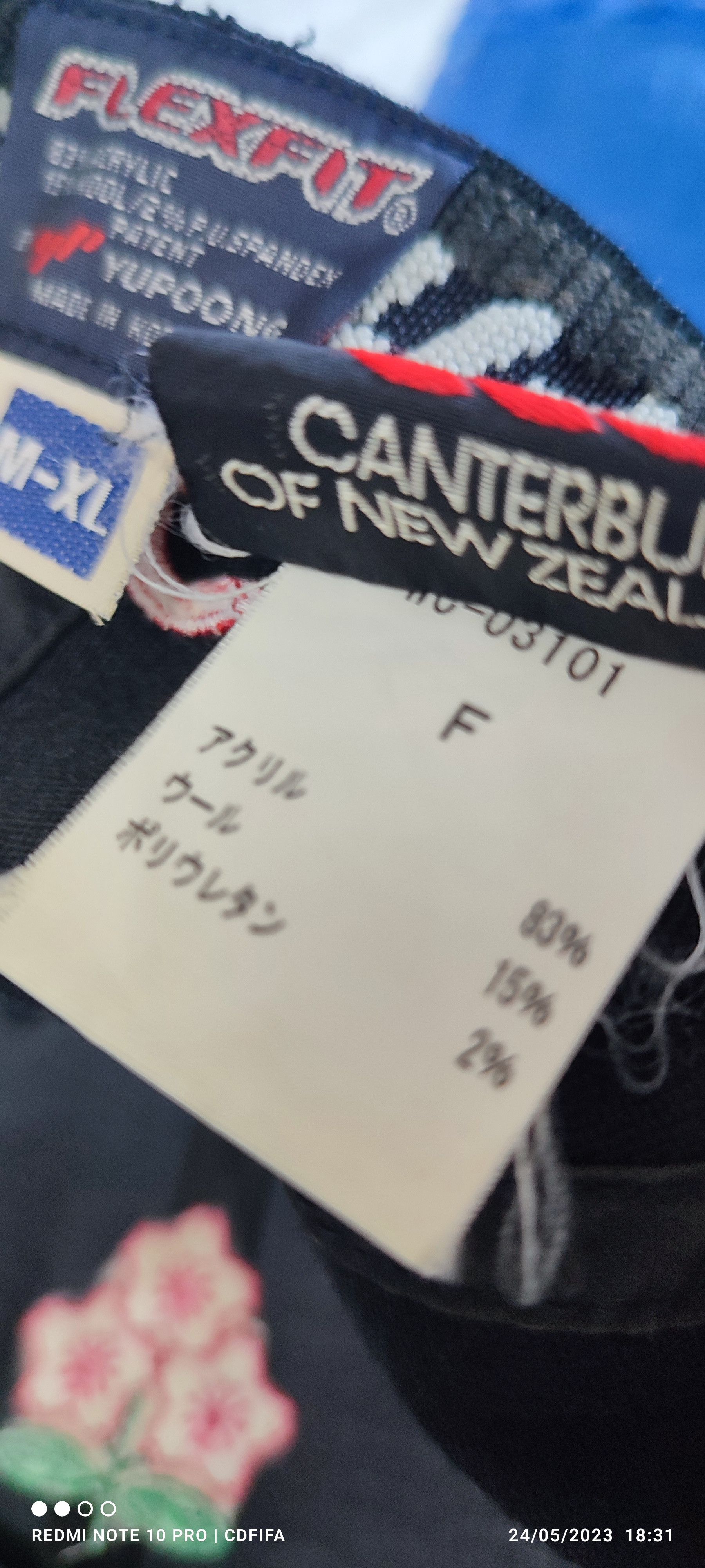 Canterbury of New Zealand Canterbury Japan Home Rugby Hat Size ONE SIZE - 8 Thumbnail