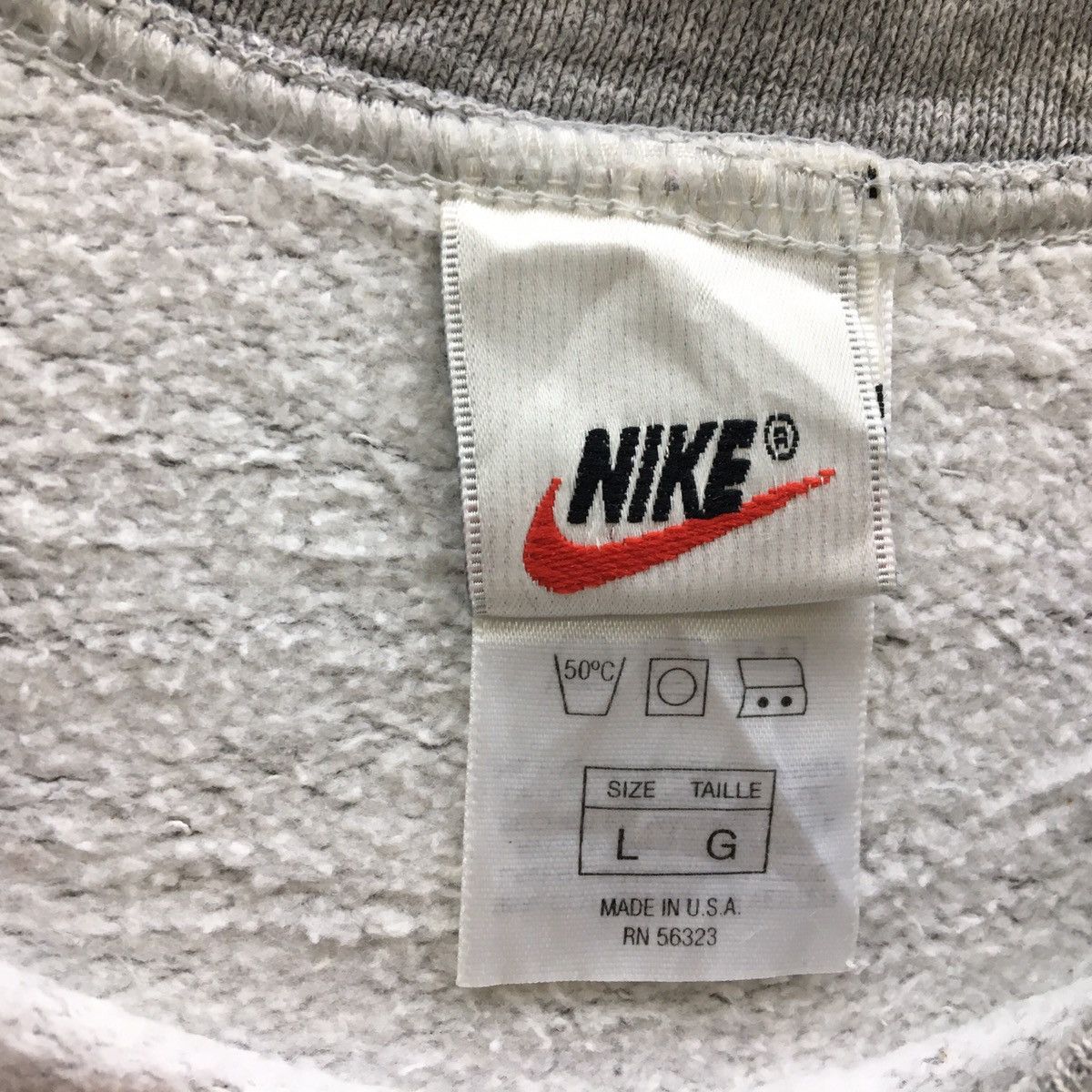 Nike Vintage 90s Nike Swoosh Crewneck Sweatshirt Big Logo Size US L / EU 52-54 / 3 - 8 Thumbnail