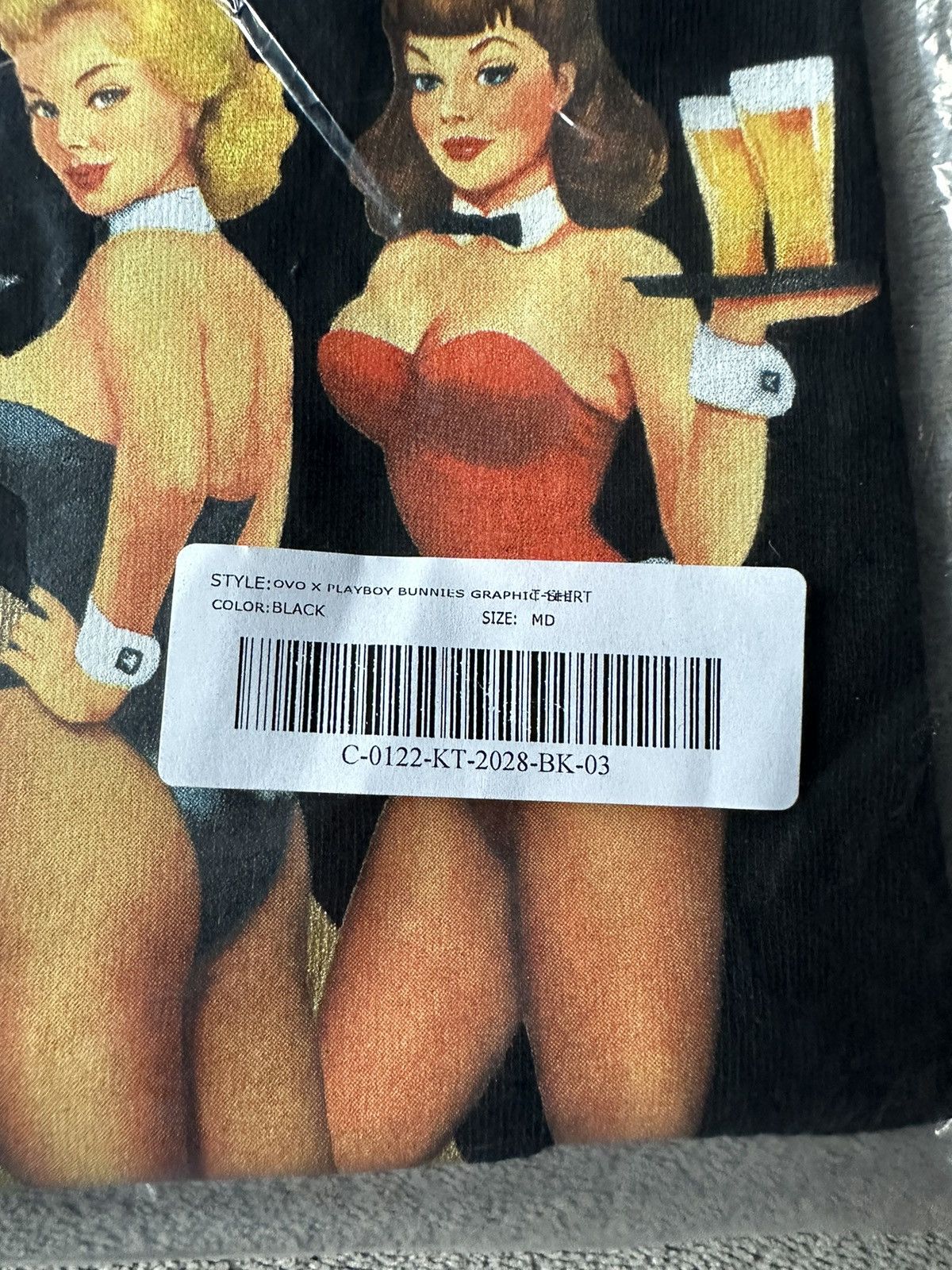 Drake × October's Very Own × Playboy *RARE* OVO x PLAYBOY BUNNY BLACK T-SHIRT TEE BRAND NEW Size US M / EU 48-50 / 2 - 4 Thumbnail