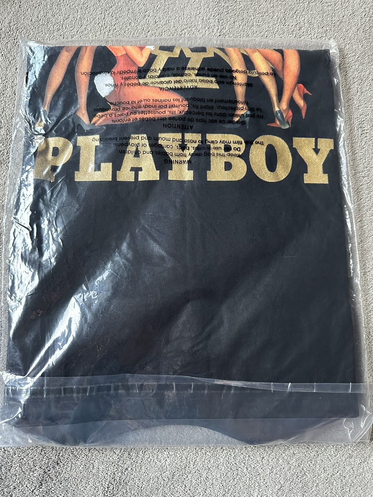 Drake × October's Very Own × Playboy *RARE* OVO x PLAYBOY BUNNY BLACK T-SHIRT TEE BRAND NEW Size US M / EU 48-50 / 2 - 2 Thumbnail