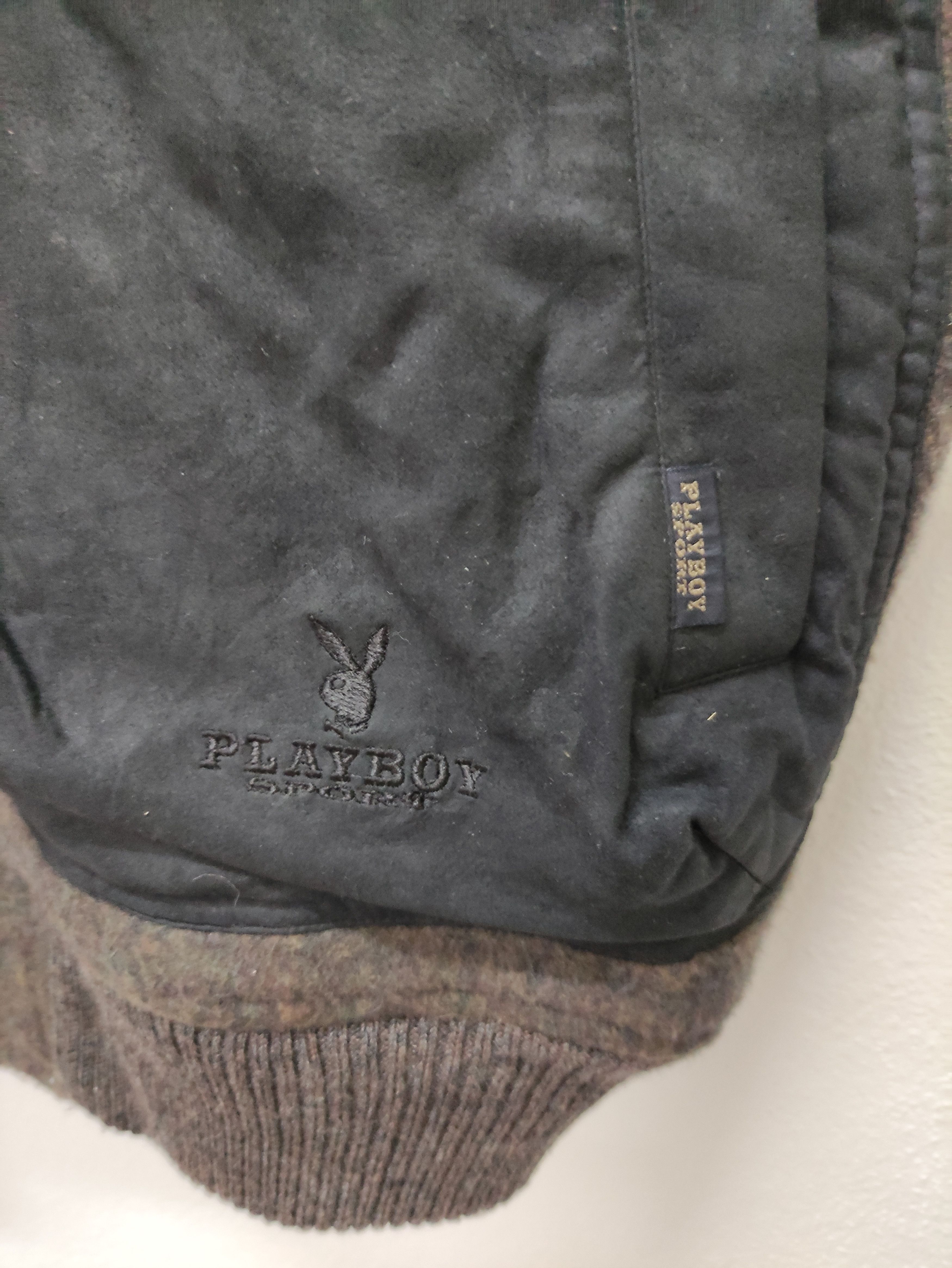 Playboy × Vintage Vintage Playboy Sport Wool Bomber Jacket Size US L / EU 52-54 / 3 - 7 Thumbnail