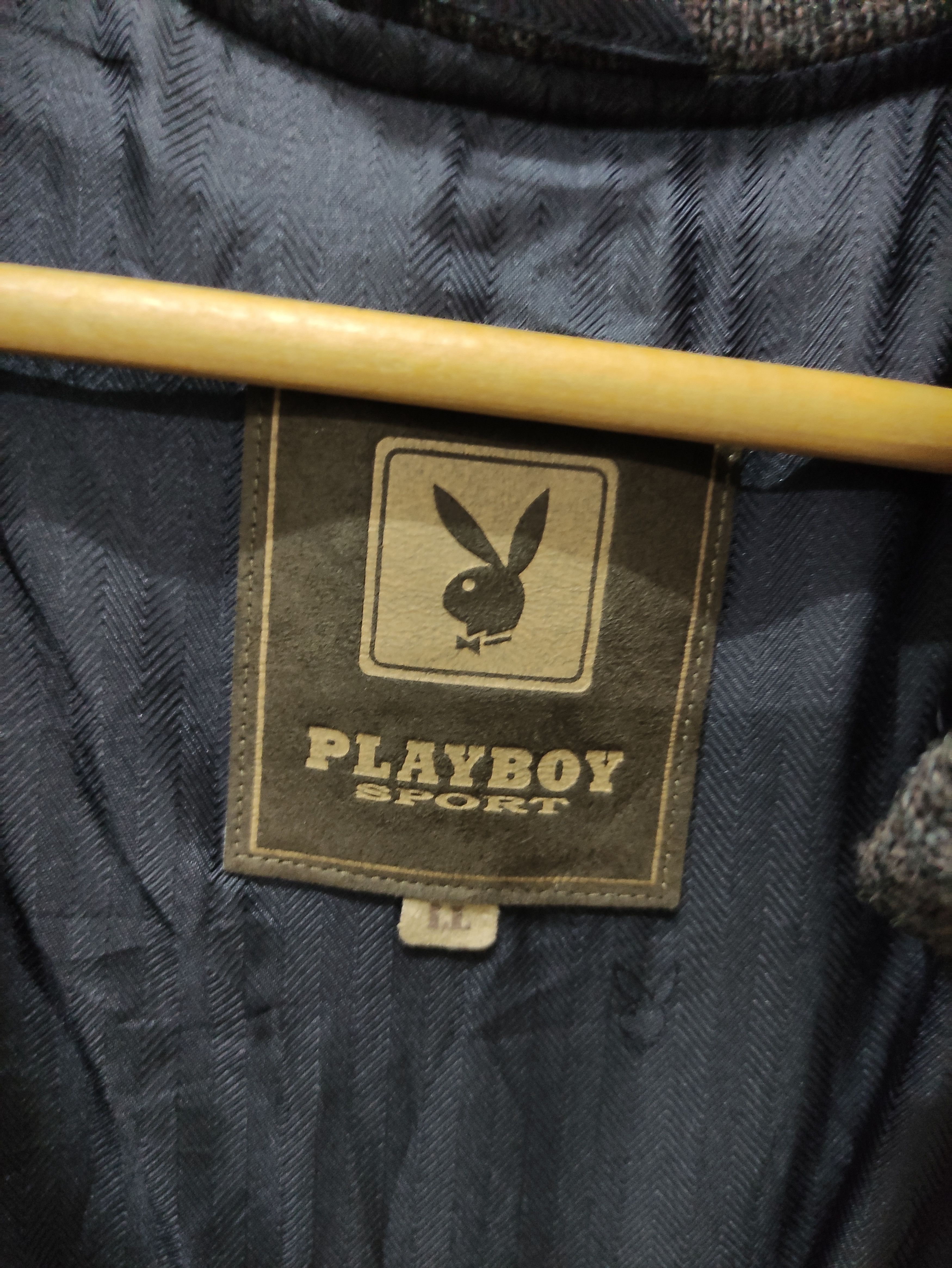 Playboy × Vintage Vintage Playboy Sport Wool Bomber Jacket Size US L / EU 52-54 / 3 - 8 Thumbnail