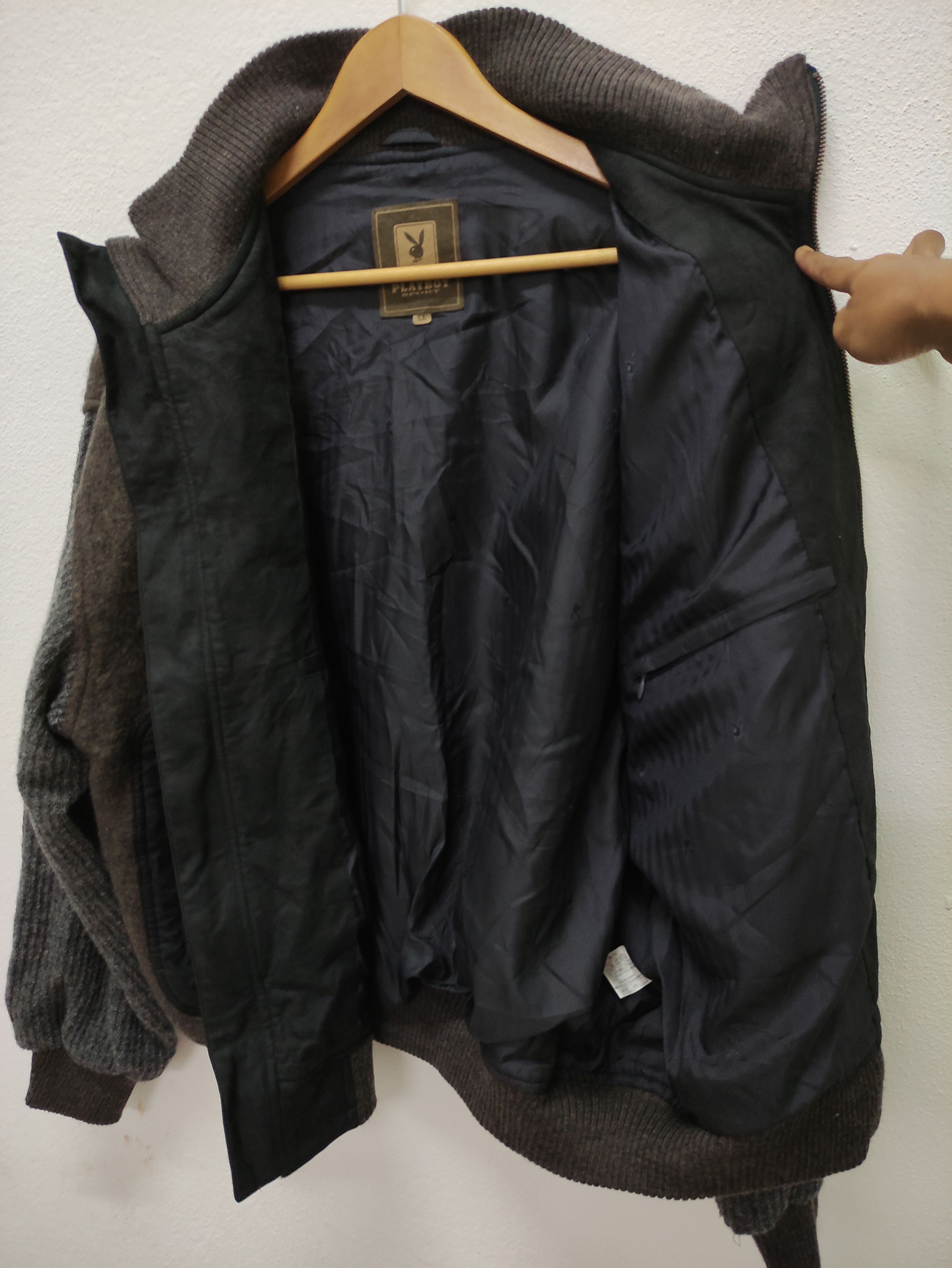 Playboy × Vintage Vintage Playboy Sport Wool Bomber Jacket Size US L / EU 52-54 / 3 - 5 Thumbnail