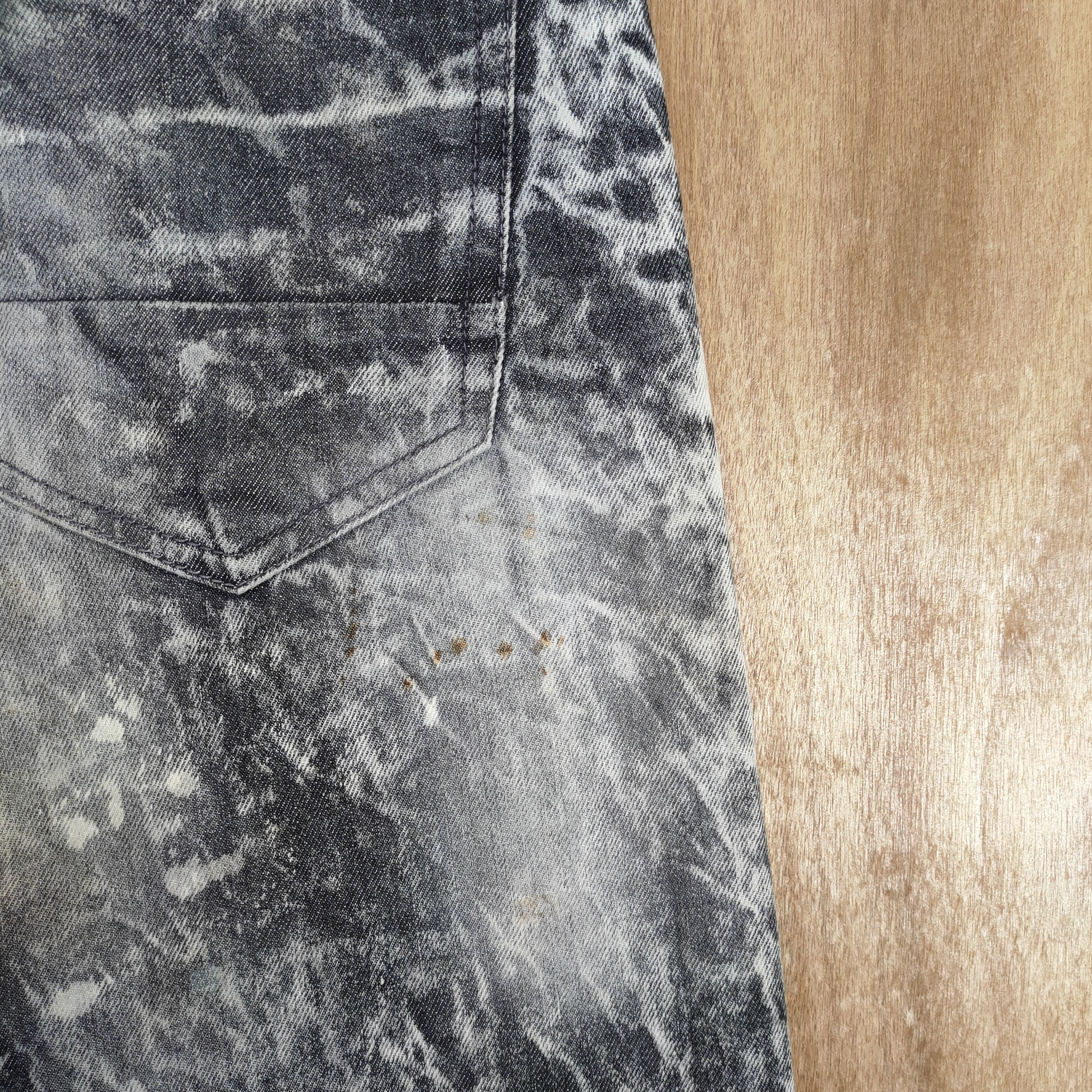 Japanese Brand ENCRYPTED FADED TYE DYE JEANS DENIM PANTS Size US 34 / EU 50 - 12 Thumbnail