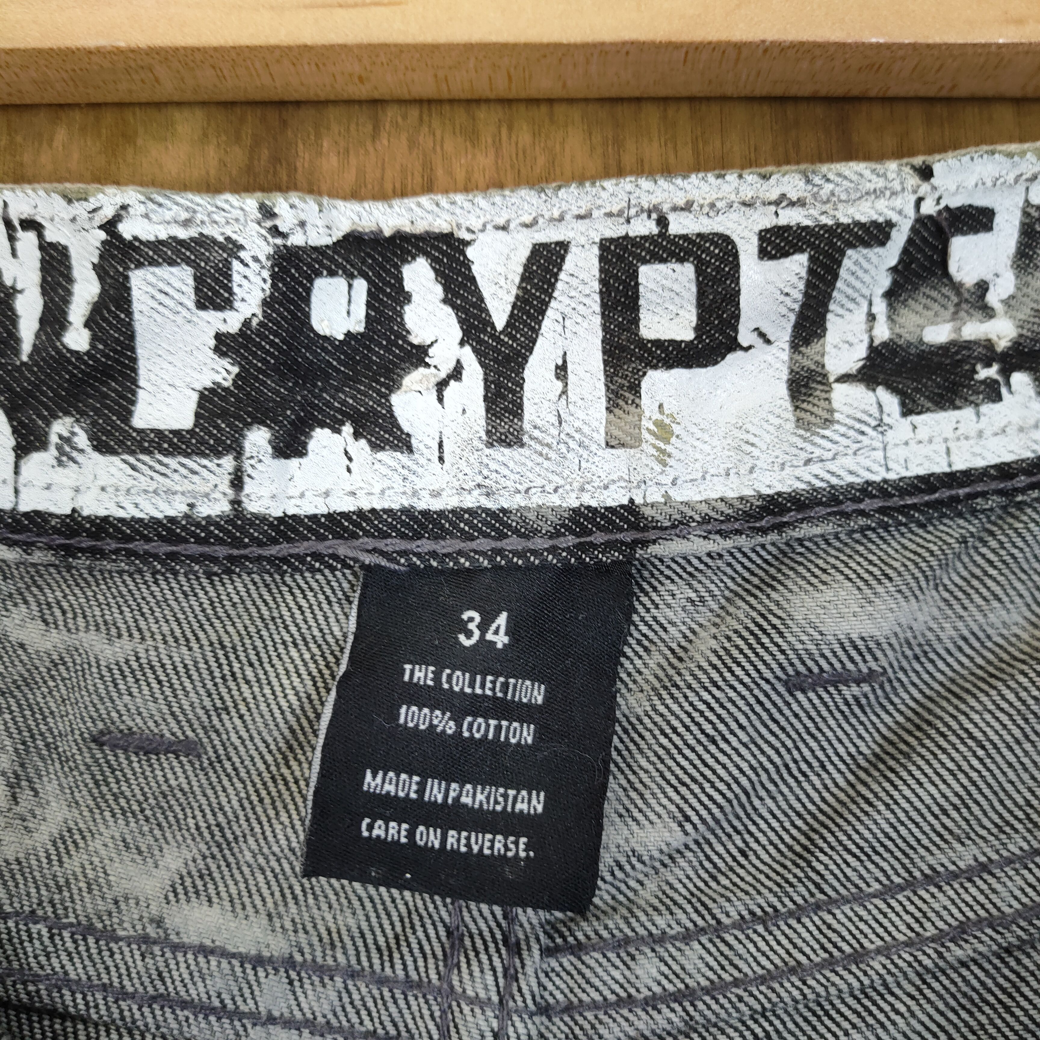 Japanese Brand ENCRYPTED FADED TYE DYE JEANS DENIM PANTS Size US 34 / EU 50 - 14 Thumbnail