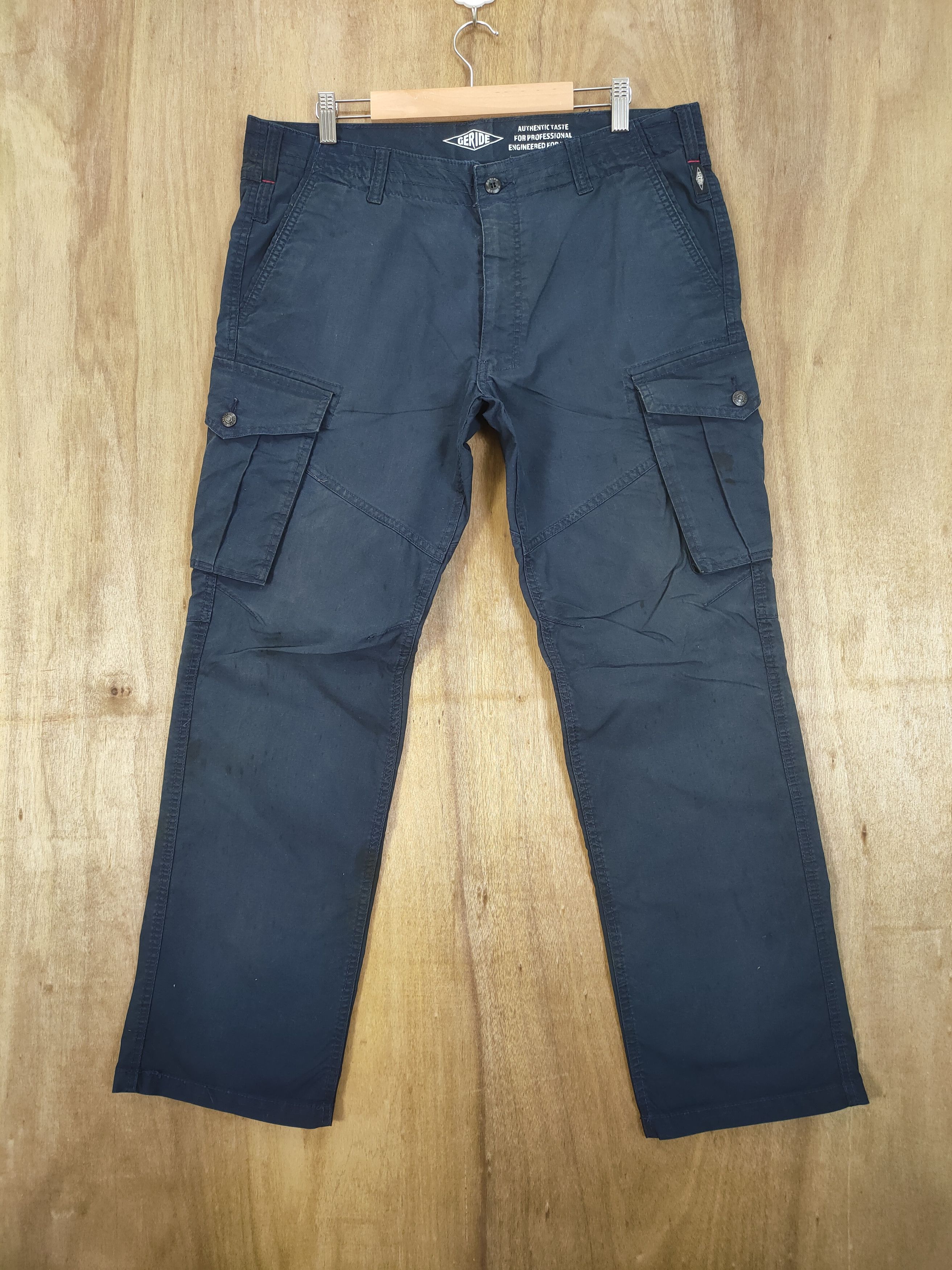 Japanese Brand × Vintage VINTAGE GRIDE WORKWEAR CARGO PANTS Size US 34 / EU 50 - 1 Thumbnail