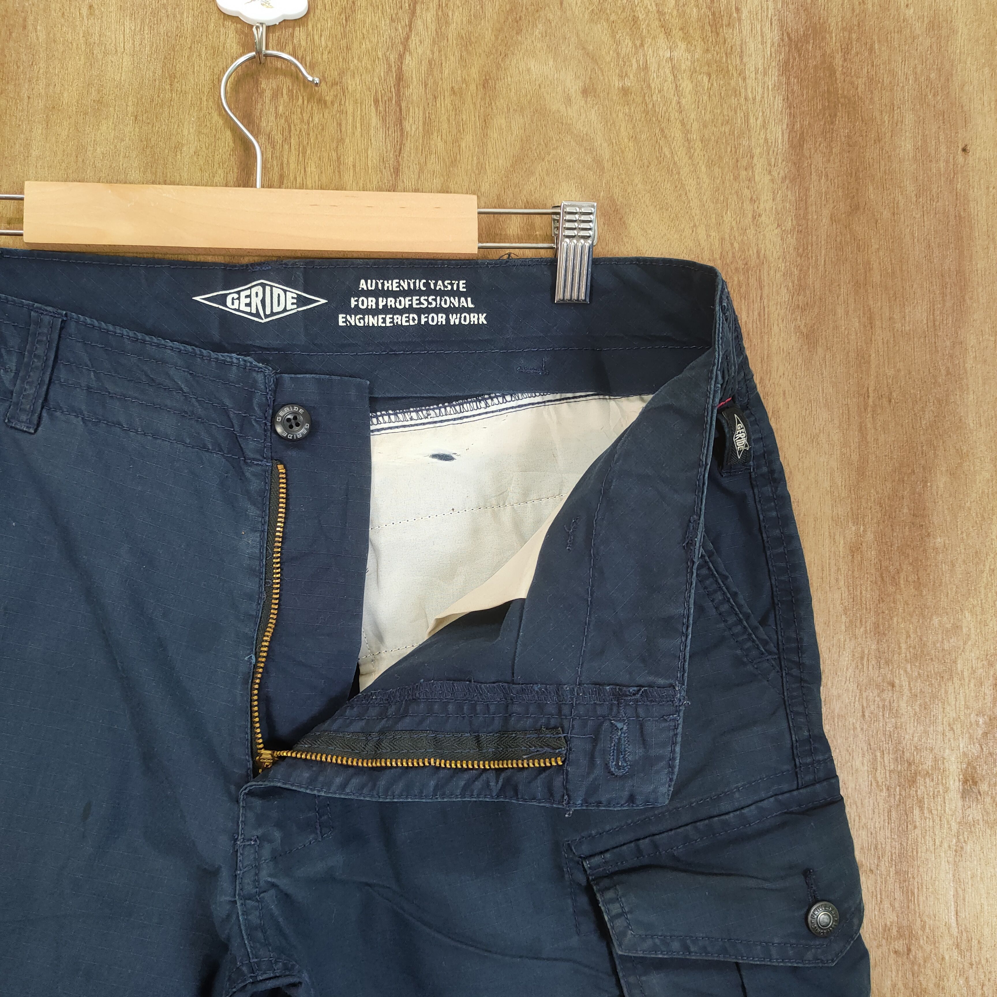 Japanese Brand × Vintage VINTAGE GRIDE WORKWEAR CARGO PANTS Size US 34 / EU 50 - 12 Thumbnail