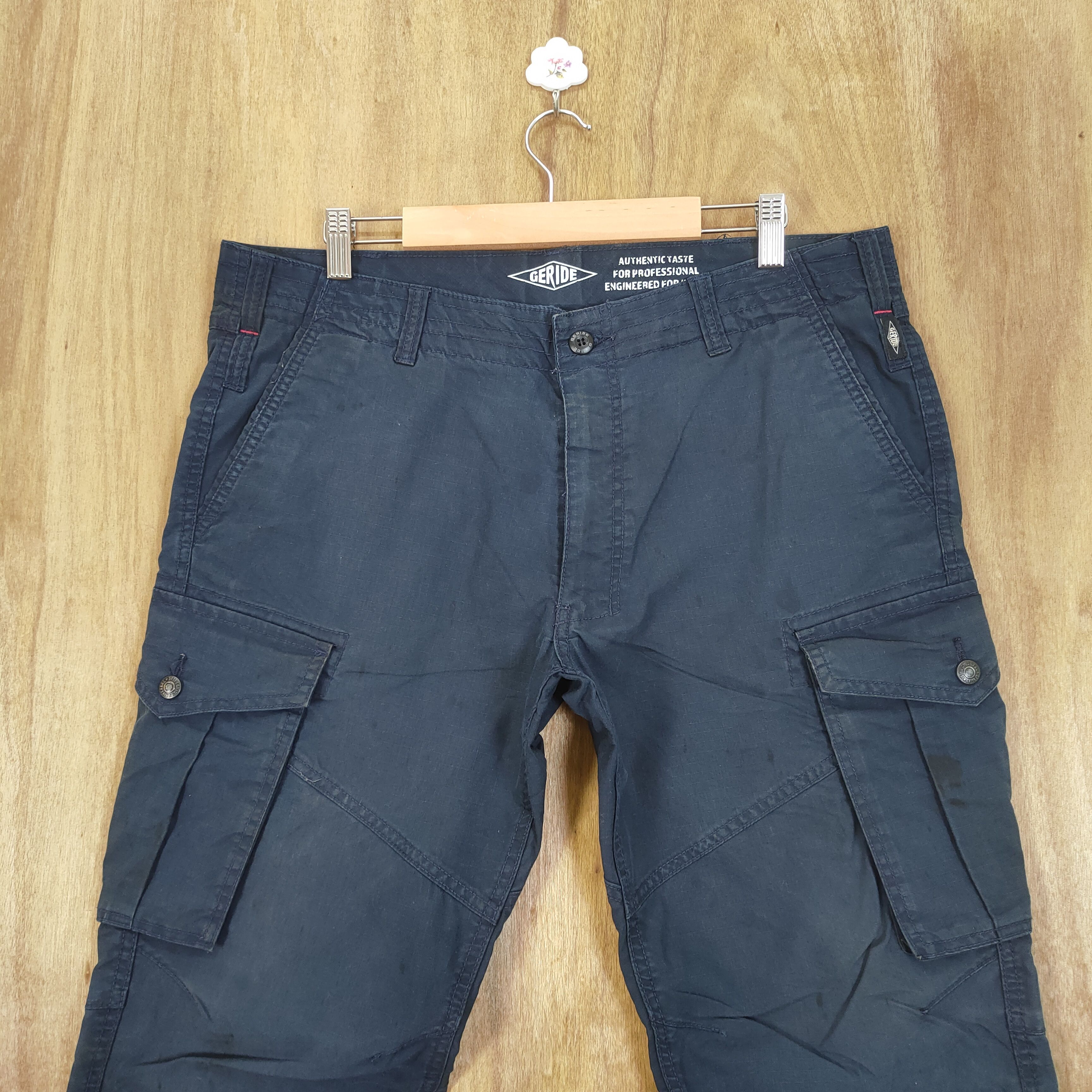 Japanese Brand × Vintage VINTAGE GRIDE WORKWEAR CARGO PANTS Size US 34 / EU 50 - 2 Thumbnail