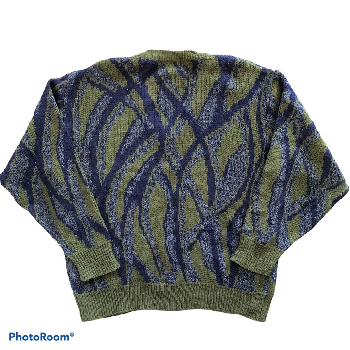 Japanese Brand × Other Vintage V Neck Gem Kinryu Knitwear/Sweater Size US M / EU 48-50 / 2 - 2 Thumbnail