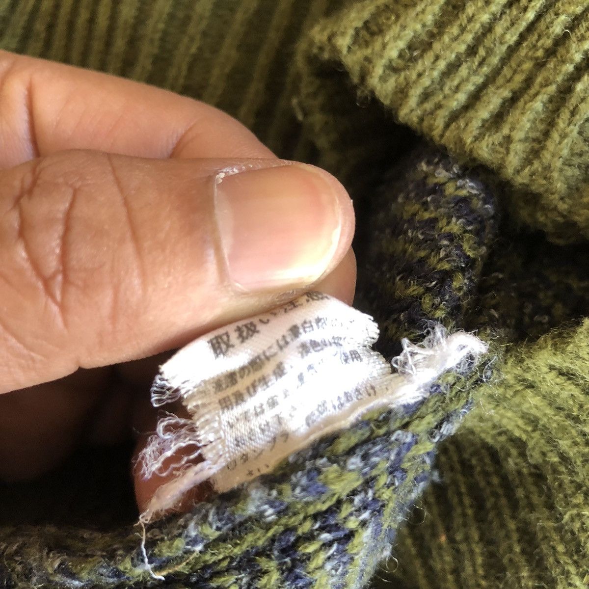 Japanese Brand × Other Vintage V Neck Gem Kinryu Knitwear/Sweater Size US M / EU 48-50 / 2 - 7 Thumbnail
