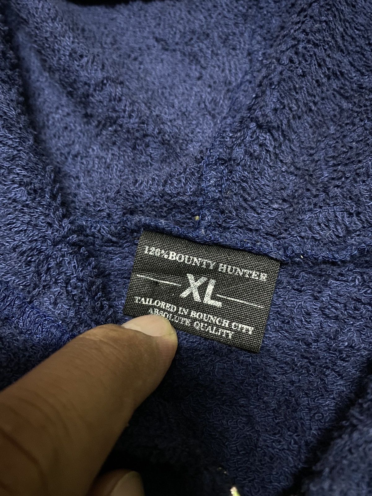 Bounty Hunter × Japanese Brand × Vintage Offer‼️Vintage Bounty Hunter Fleece Hoodie Jacket Size US XL / EU 56 / 4 - 4 Thumbnail