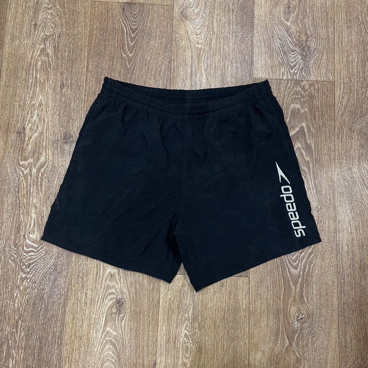 Vintage Vintage Speedo Box Logo Shorts Swim Trunks Streetwear Slim L Size US 34 / EU 50 - 2 Thumbnail