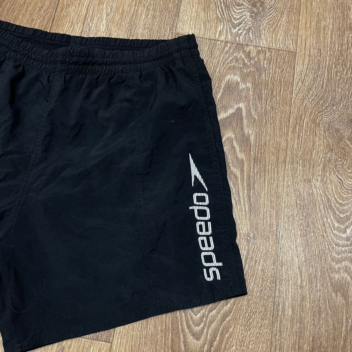 Vintage Vintage Speedo Box Logo Shorts Swim Trunks Streetwear Slim L Size US 34 / EU 50 - 3 Thumbnail