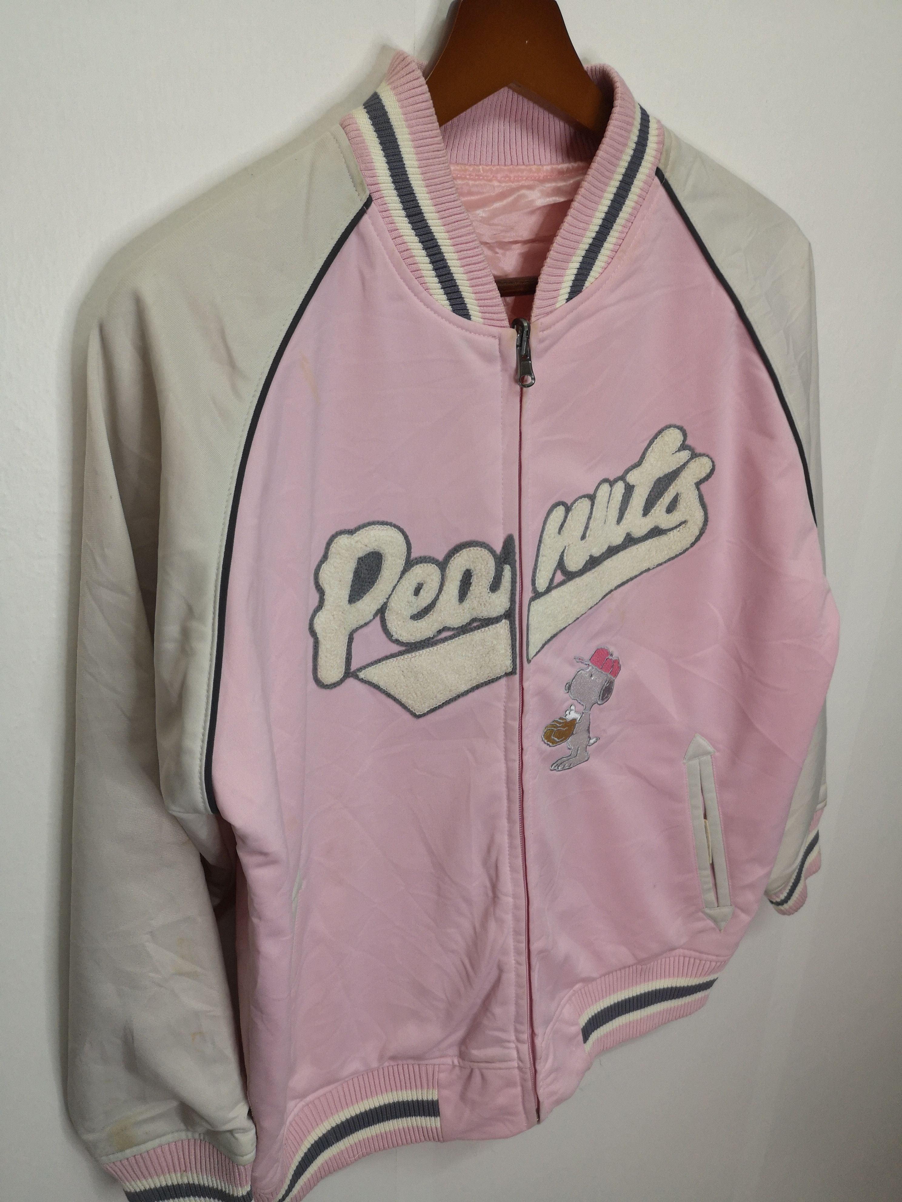 Peanuts Peanuts Embroidery Big Spell Jacket/varsity Size US M / EU 48-50 / 2 - 2 Thumbnail