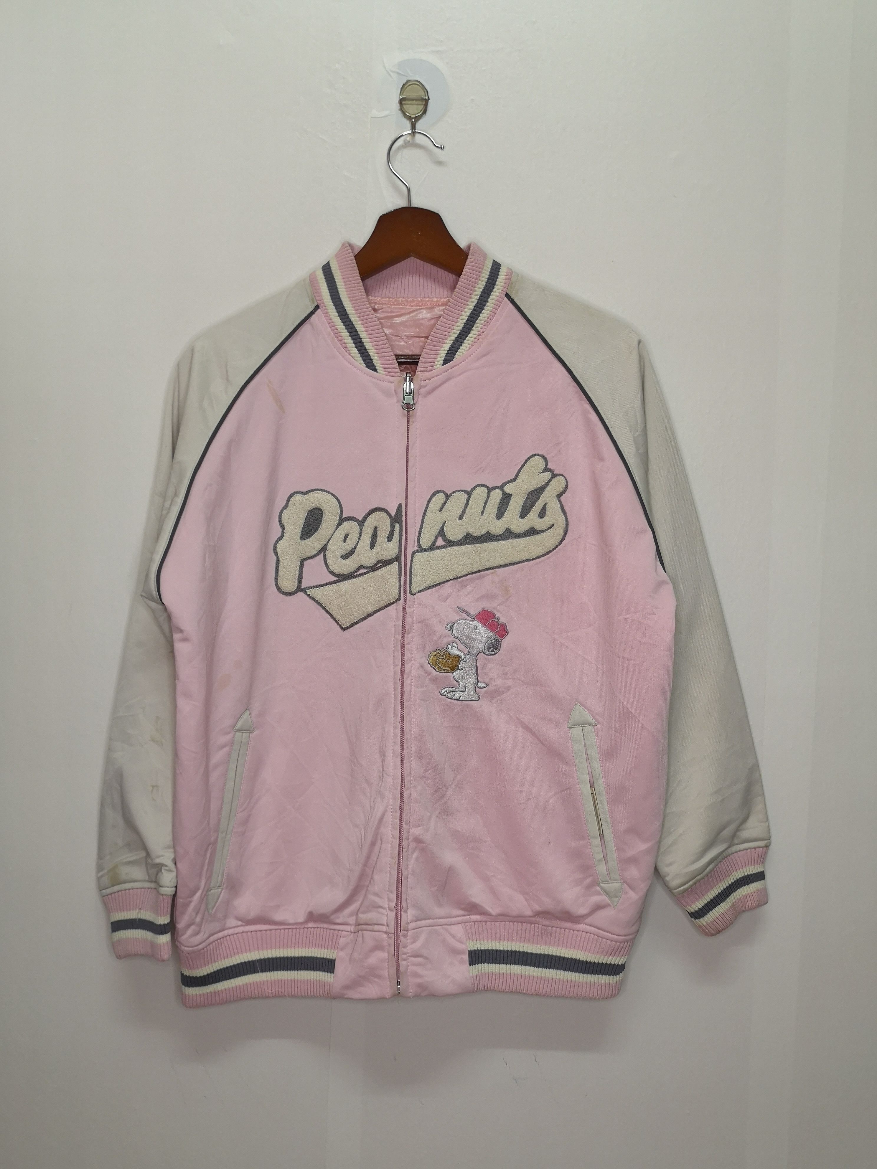 Peanuts Peanuts Embroidery Big Spell Jacket/varsity Size US M / EU 48-50 / 2 - 1 Thumbnail