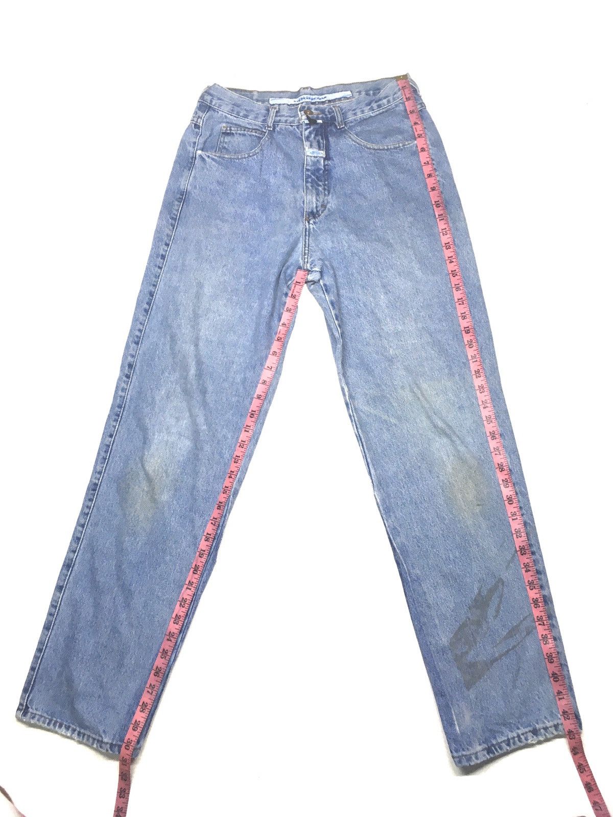 Marithe + Francois Girbaud × Vintage Vintage marithe Francois girbaud colection blue wash denim Size US 30 / EU 46 - 2 Thumbnail