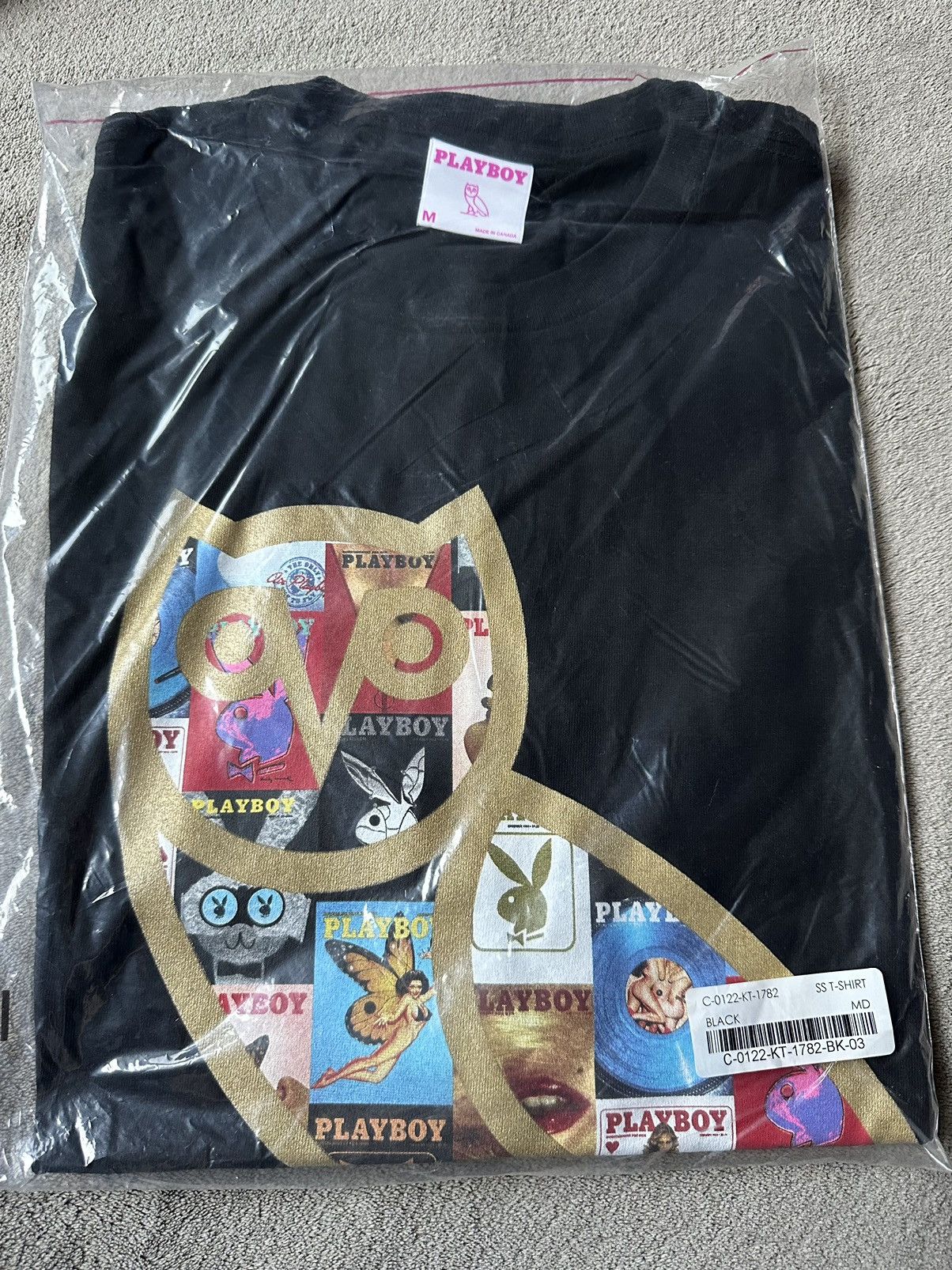 Drake × October's Very Own × Playboy RARE OVO x PLAYBOY MAGAZINE T-SHIRT TEE BRAND NEW with tags Size US M / EU 48-50 / 2 - 1 Thumbnail