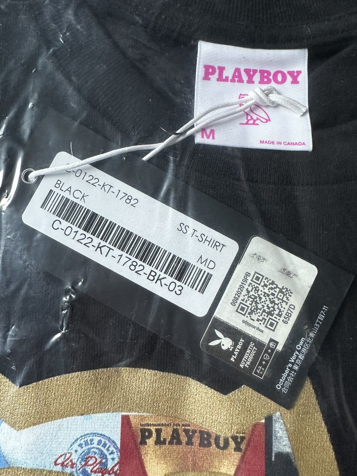 Drake × October's Very Own × Playboy RARE OVO x PLAYBOY MAGAZINE T-SHIRT TEE BRAND NEW with tags Size US M / EU 48-50 / 2 - 7 Thumbnail