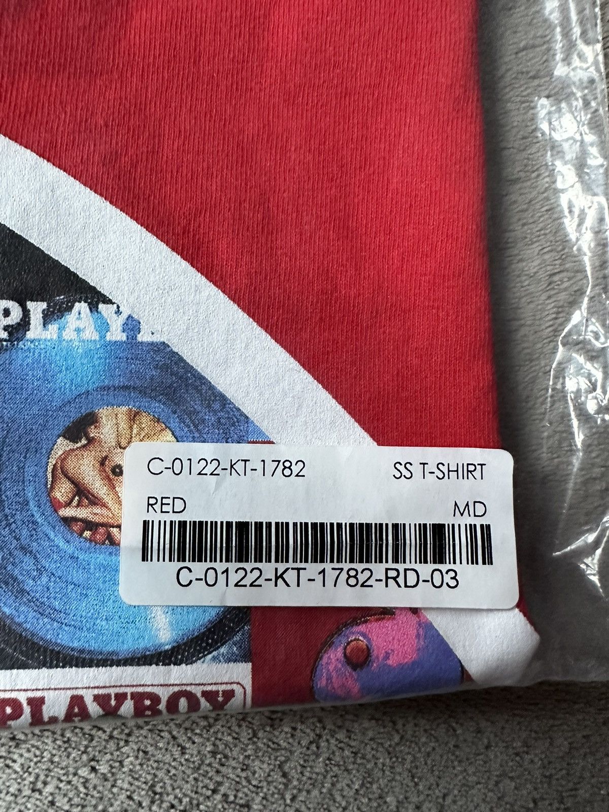 Drake × October's Very Own × Playboy *RARE* OVO x PLAYBOY MAGAZINE T-SHIRT RED TEE BRAND NEW Size US M / EU 48-50 / 2 - 5 Thumbnail