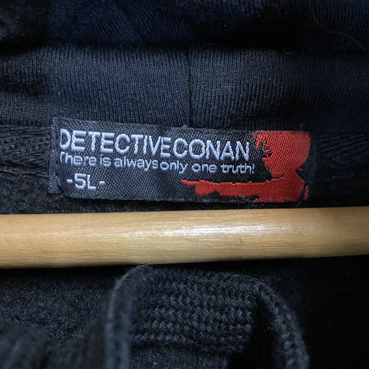Anime Detective Conan Big Logo Pullover Hoodie Size XL Size US XXL / EU 58 / 5 - 10 Thumbnail
