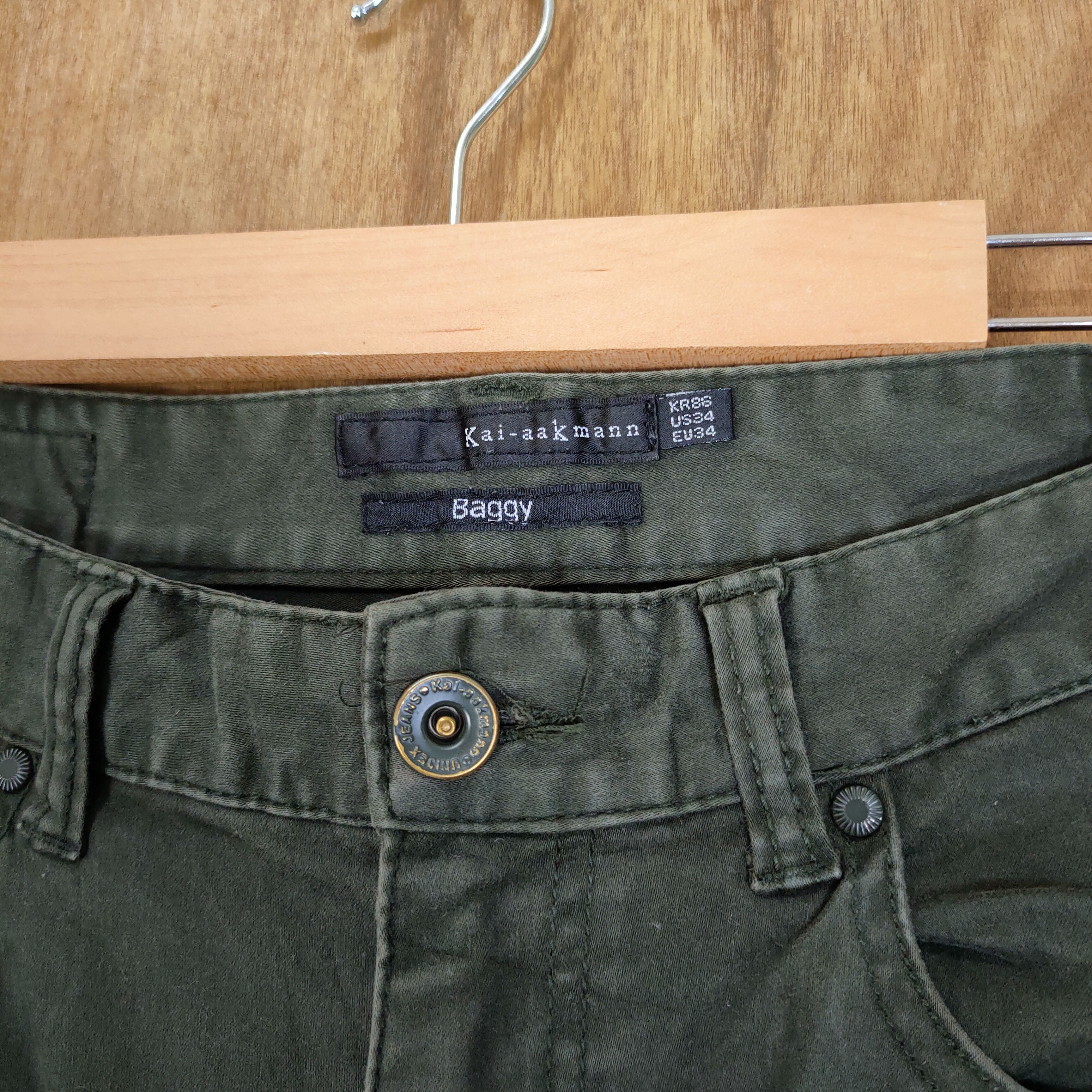 Japanese Brand KAI- AAK MANN STRETCH CARGO PANTS Size US 34 / EU 50 - 6 Thumbnail