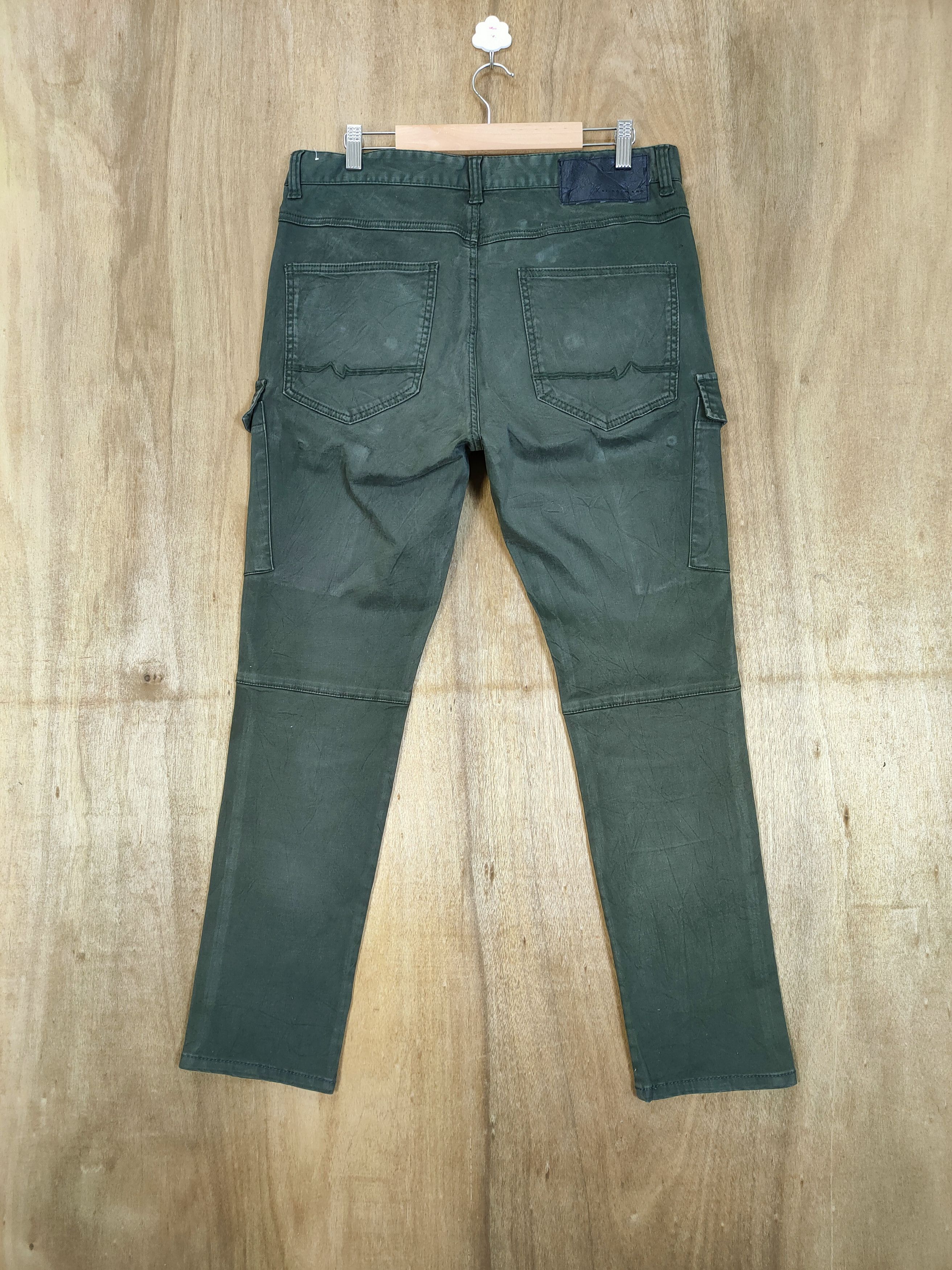 Japanese Brand KAI- AAK MANN STRETCH CARGO PANTS Size US 34 / EU 50 - 8 Thumbnail
