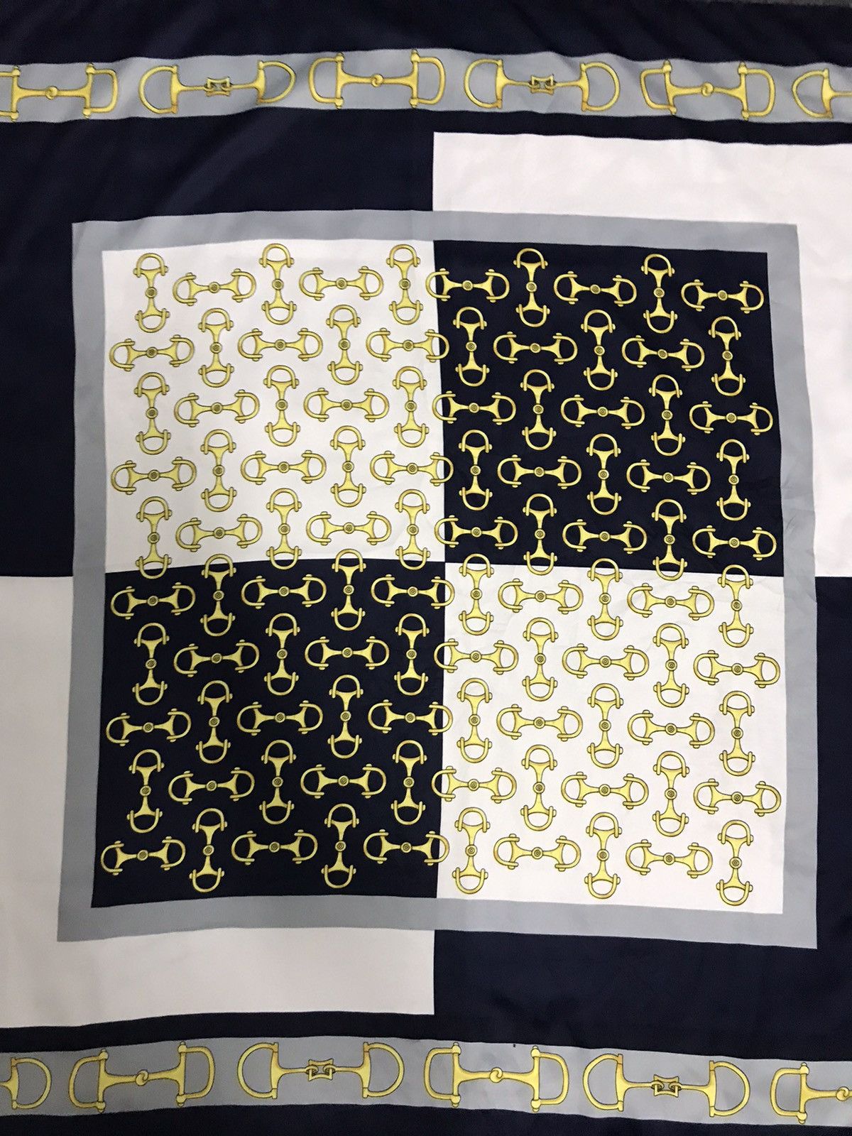 Japanese Brand Tiles Design Goods Printed Screen Scarf Baroque Size ONE SIZE - 4 Thumbnail