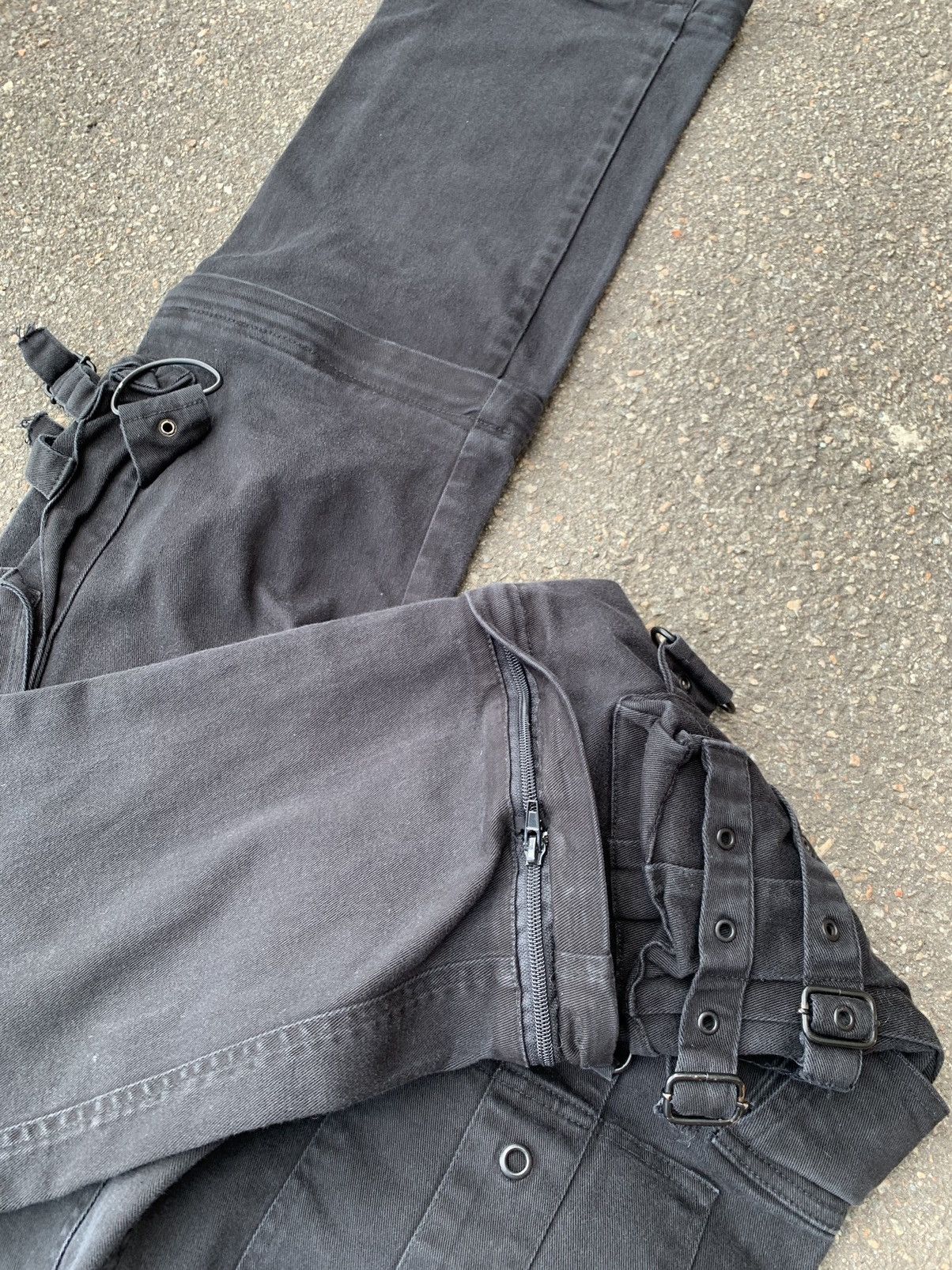 Japanese Brand Gothicana Bondage Punk Pants Multipocket Size US 31 - 4 Thumbnail