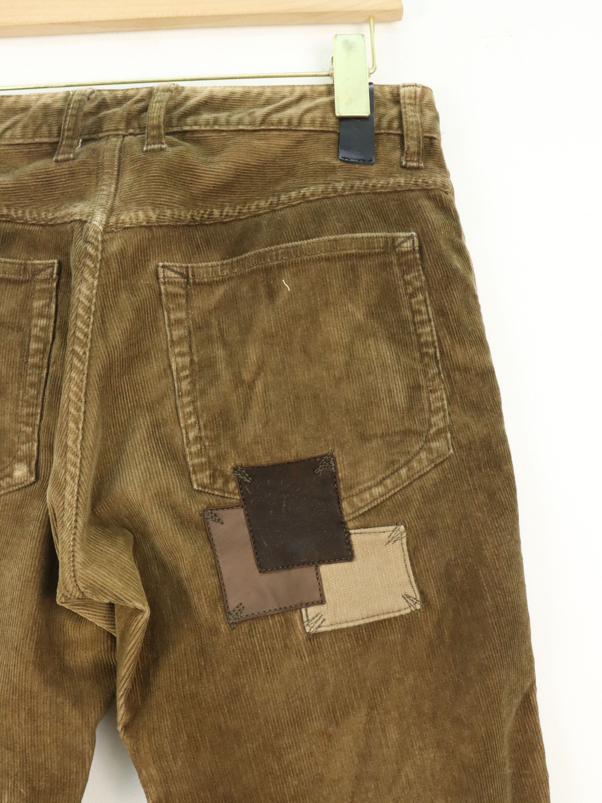Isamu Katayama Backlash Isamu Katayama Backlash Patchwork Corduroy Distressed Pant Size US 30 / EU 46 - 8 Thumbnail