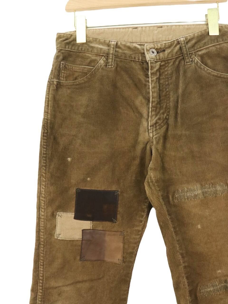 Isamu Katayama Backlash Isamu Katayama Backlash Patchwork Corduroy Distressed Pant Size US 30 / EU 46 - 2 Thumbnail
