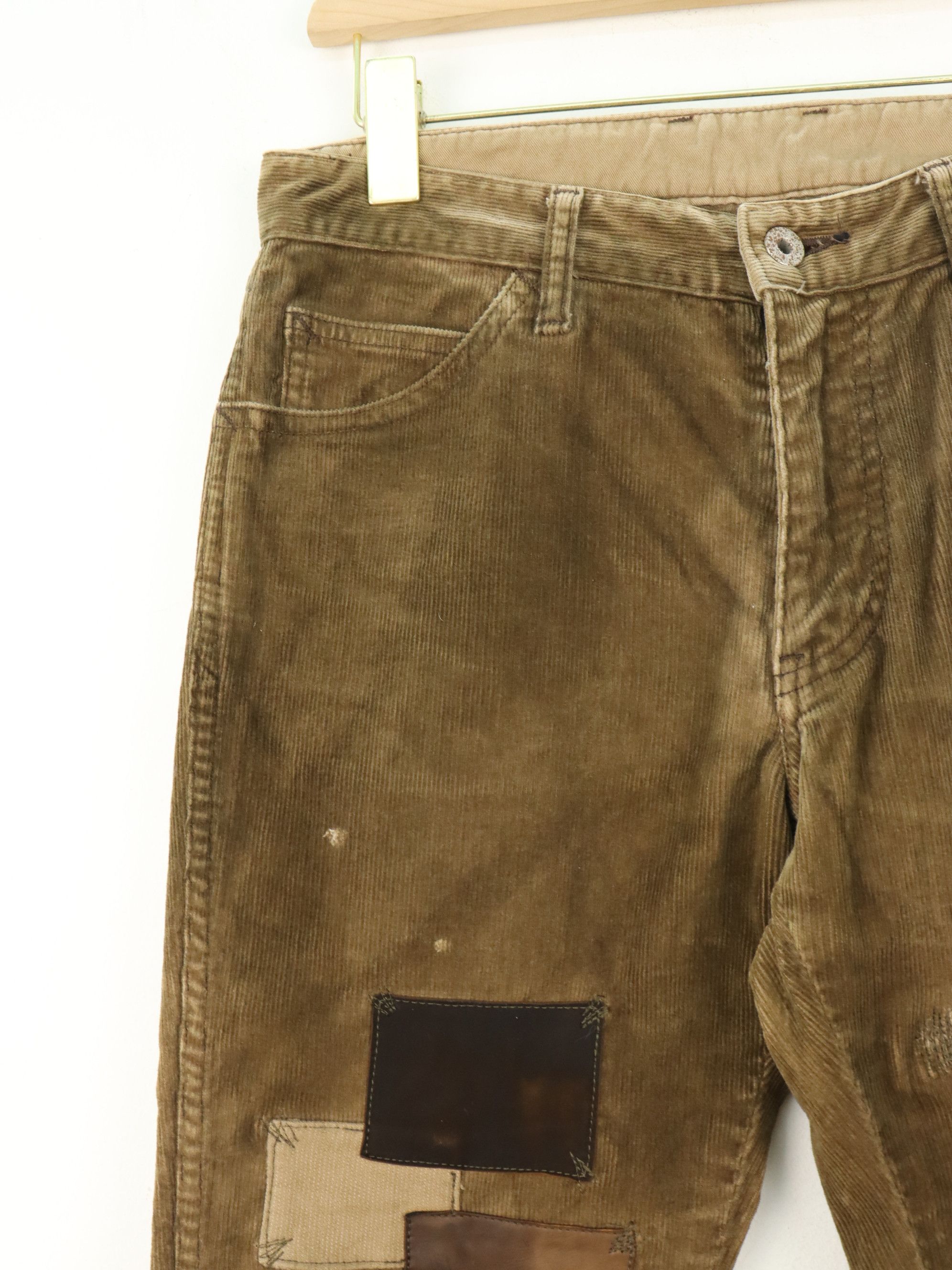 Isamu Katayama Backlash Isamu Katayama Backlash Patchwork Corduroy Distressed Pant Size US 30 / EU 46 - 4 Thumbnail