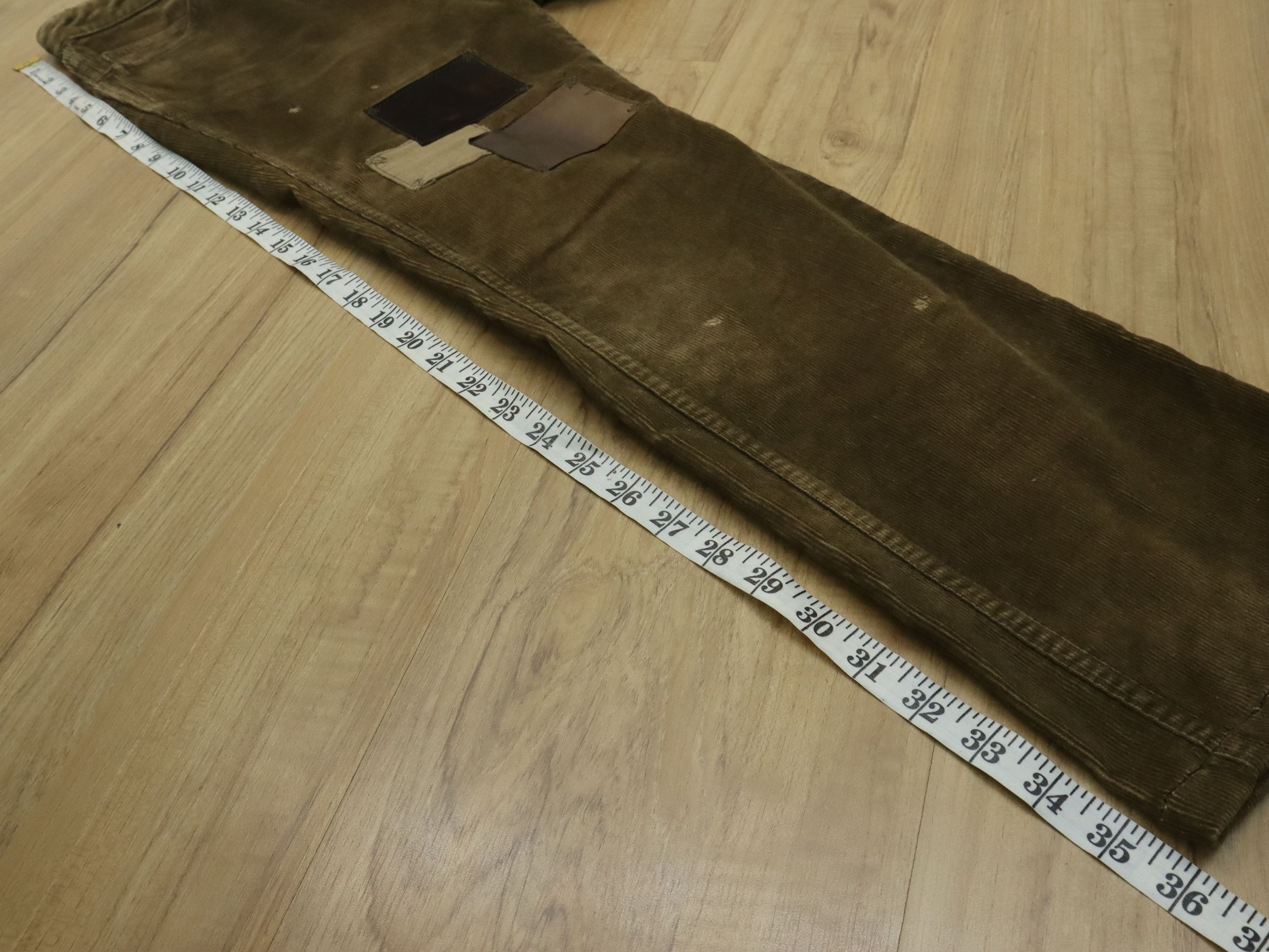 Isamu Katayama Backlash Isamu Katayama Backlash Patchwork Corduroy Distressed Pant Size US 30 / EU 46 - 24 Thumbnail