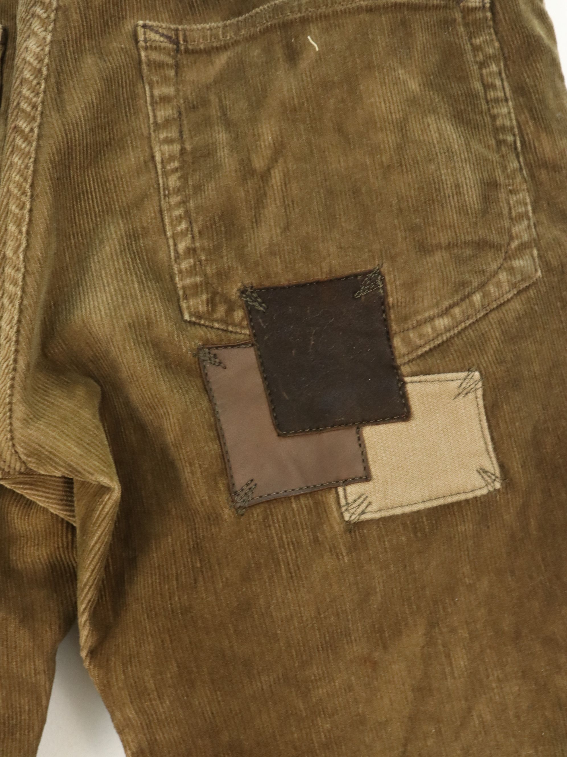 Isamu Katayama Backlash Isamu Katayama Backlash Patchwork Corduroy Distressed Pant Size US 30 / EU 46 - 12 Thumbnail
