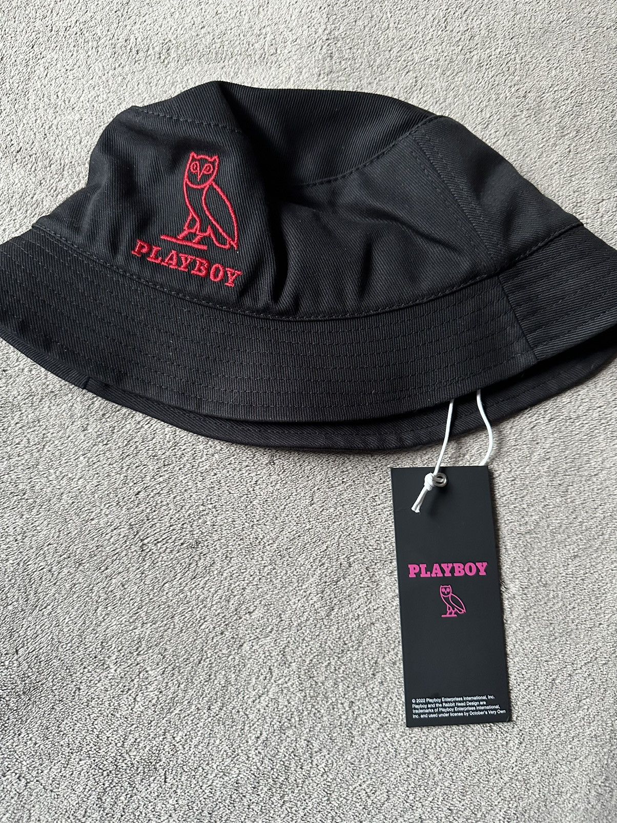 Playboy Bucket Hat - Hot Pink - One Size