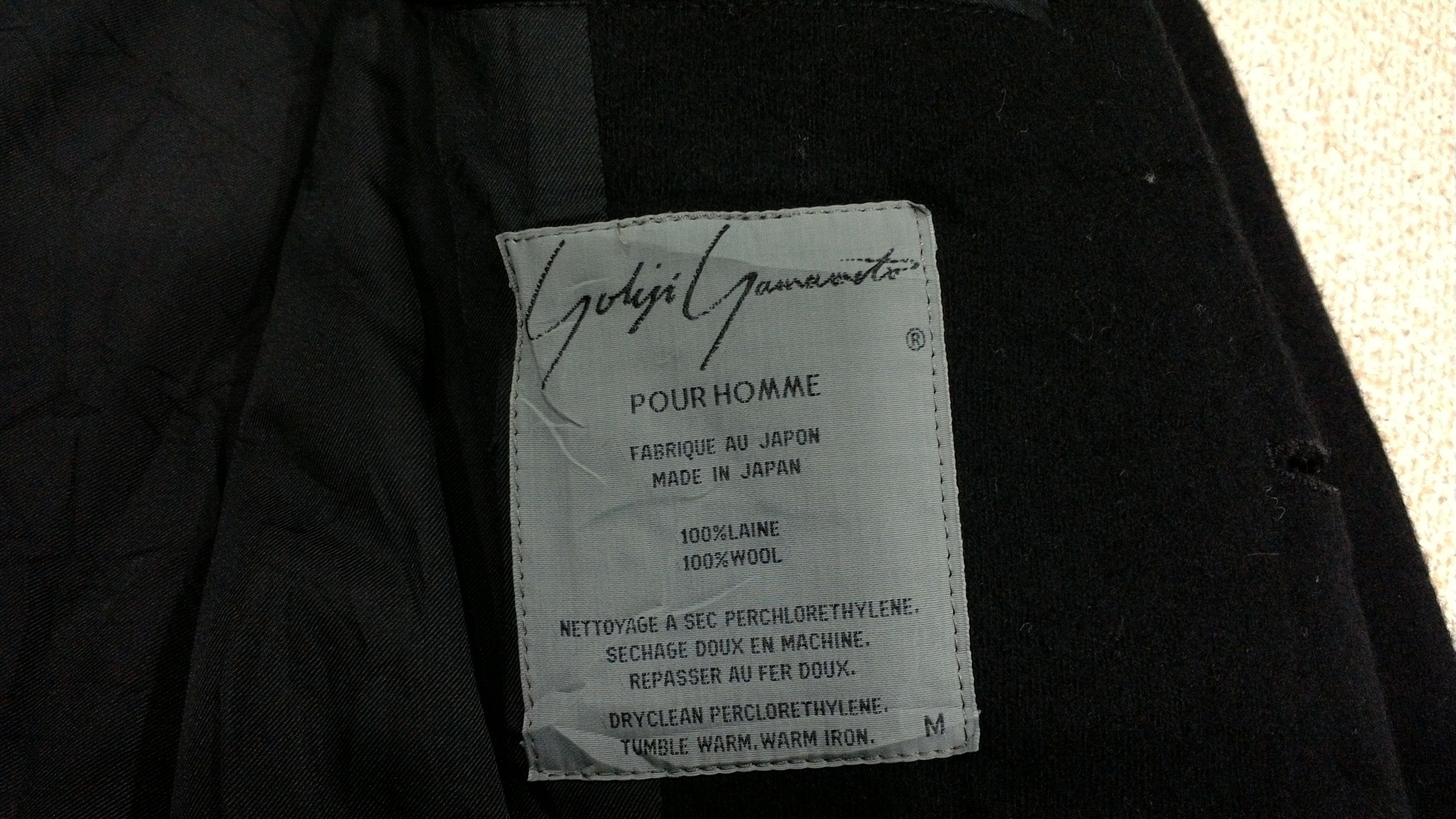 Yohji Yamamoto YOHJI wool Jacket signature tag Size US M / EU 48-50 / 2 - 7 Thumbnail