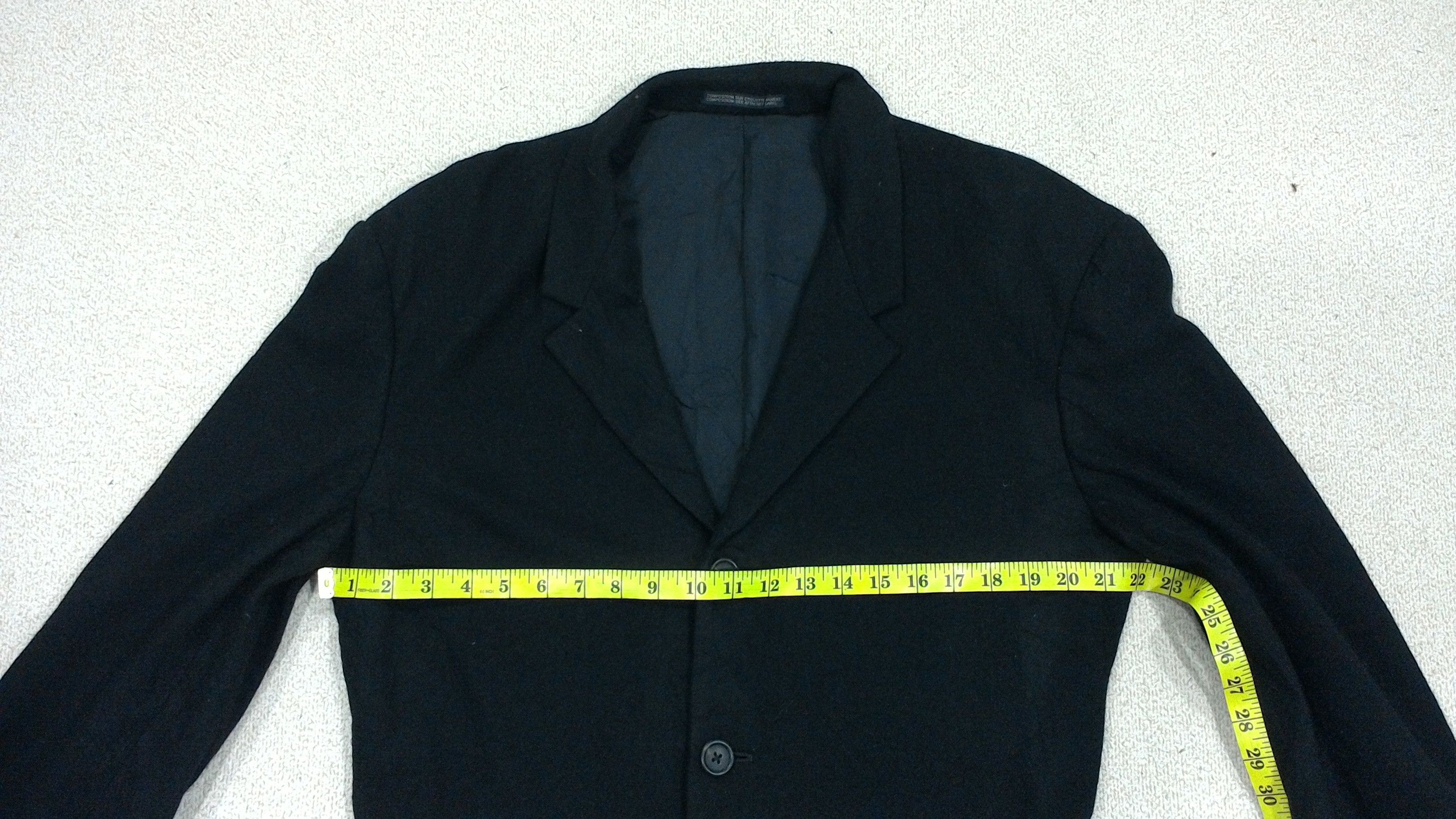 Yohji Yamamoto YOHJI wool Jacket signature tag Size US M / EU 48-50 / 2 - 3 Thumbnail