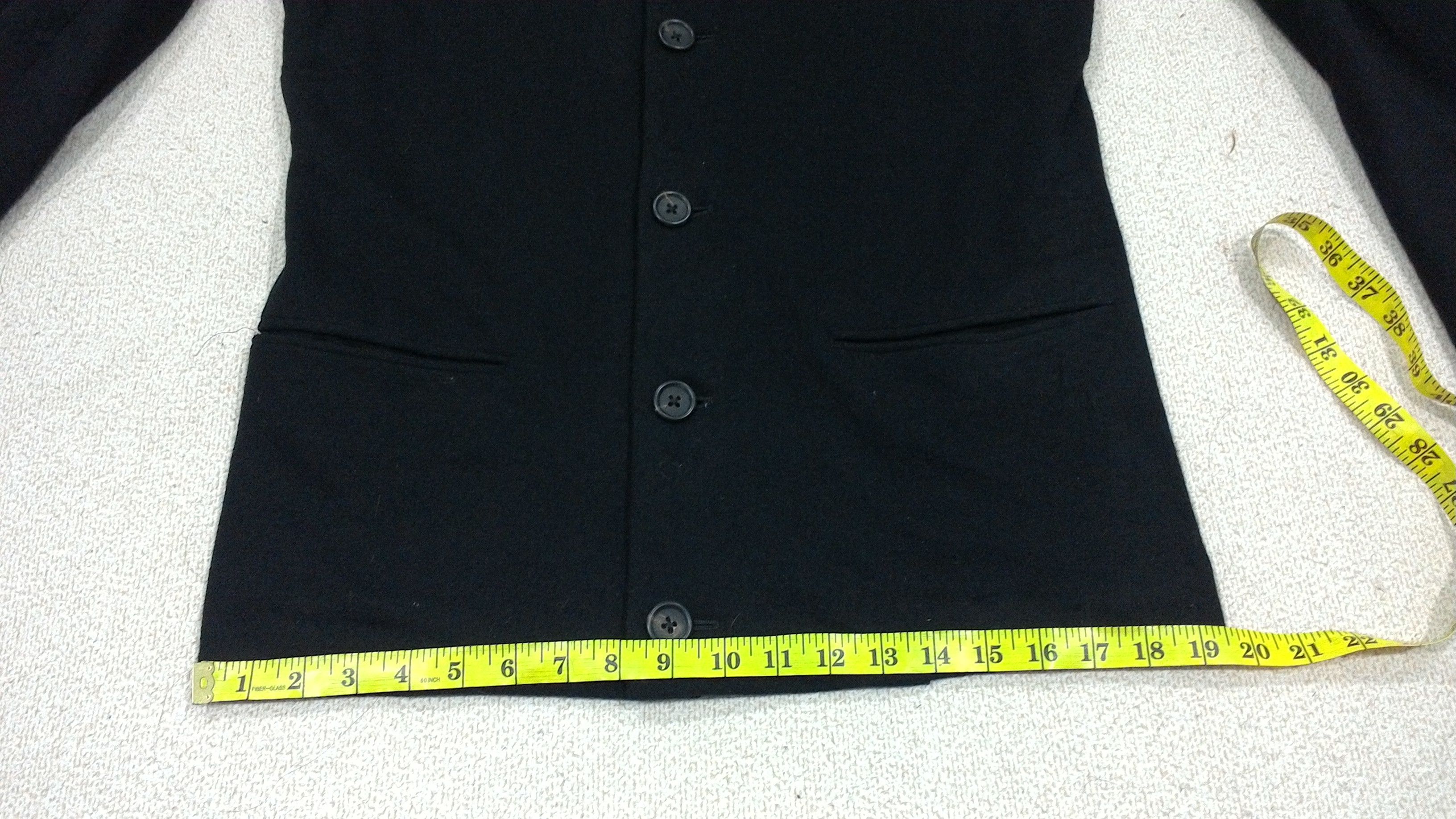 Yohji Yamamoto YOHJI wool Jacket signature tag Size US M / EU 48-50 / 2 - 4 Thumbnail