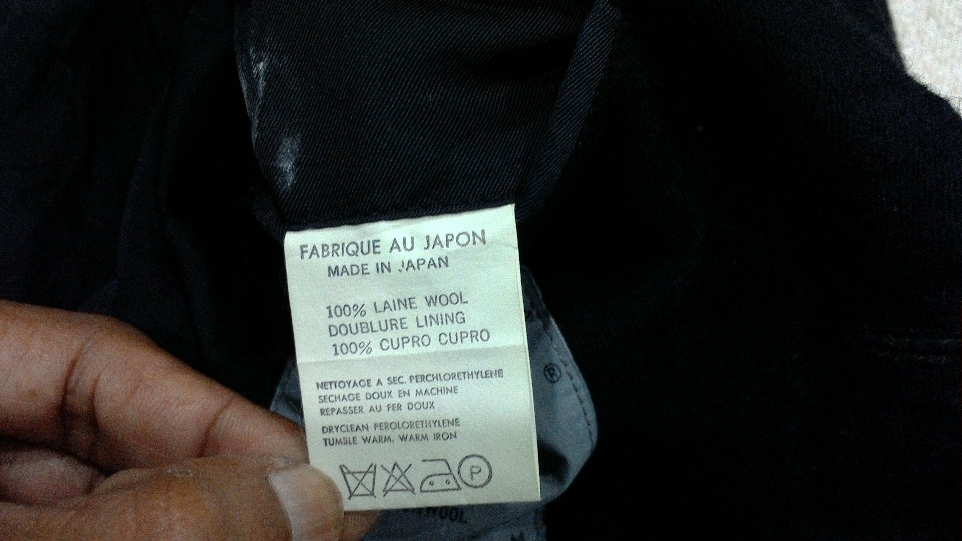 Yohji Yamamoto YOHJI wool Jacket signature tag Size US M / EU 48-50 / 2 - 8 Thumbnail