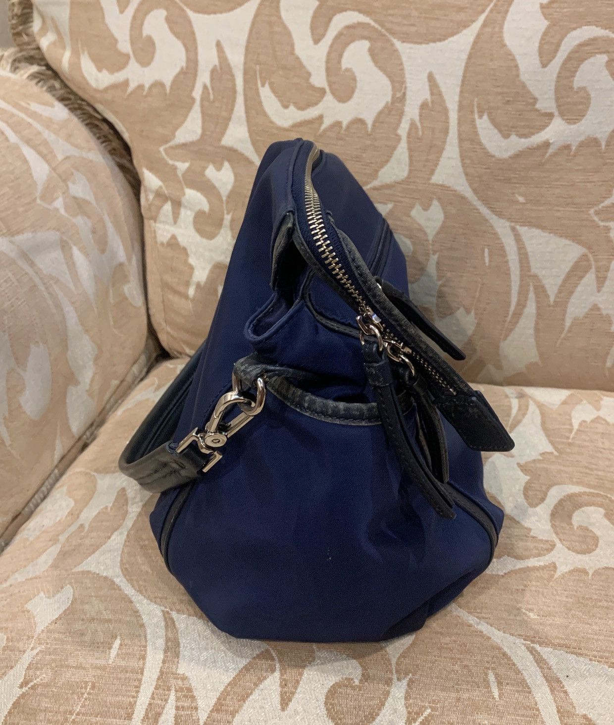 Designer × Japanese Brand Sazaby Japan nylon indigo handbag Size ONE SIZE - 3 Thumbnail