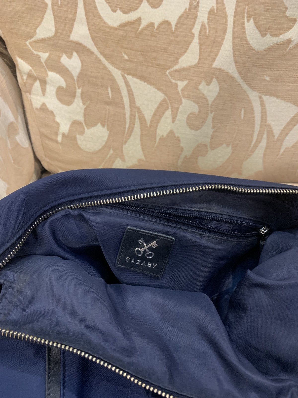 Designer × Japanese Brand Sazaby Japan nylon indigo handbag Size ONE SIZE - 6 Thumbnail