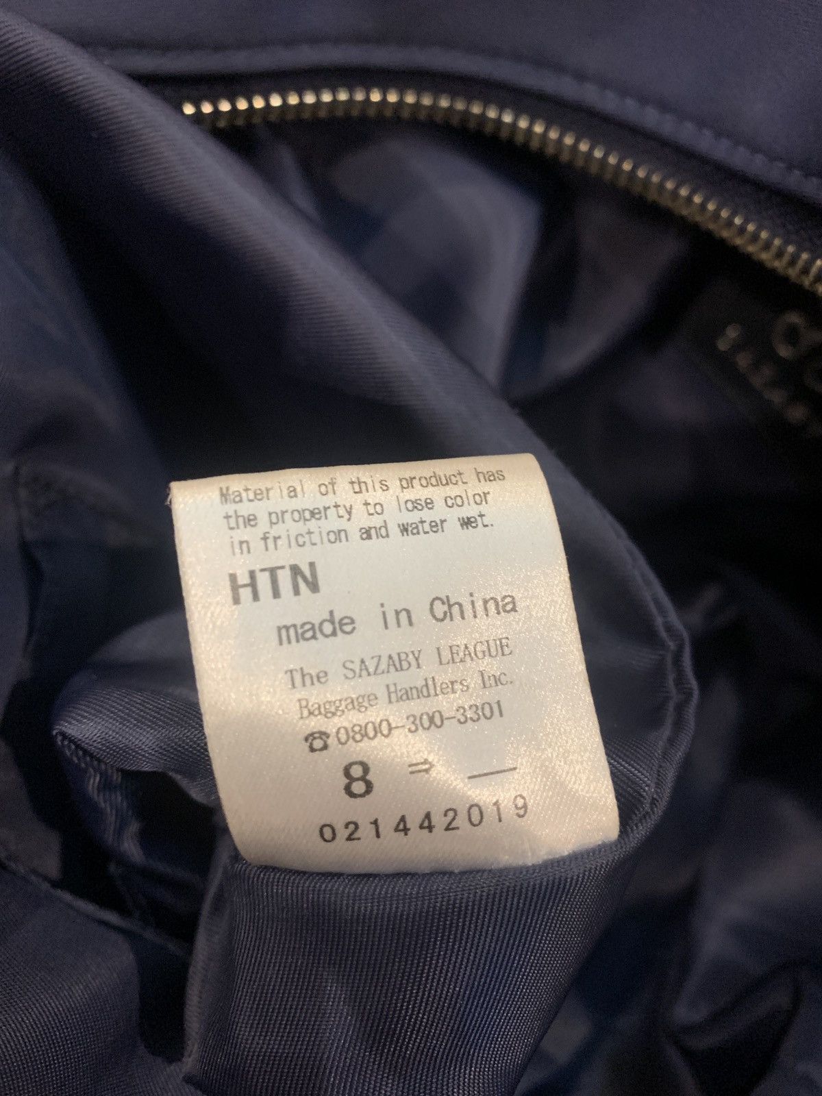 Designer × Japanese Brand Sazaby Japan nylon indigo handbag Size ONE SIZE - 8 Thumbnail