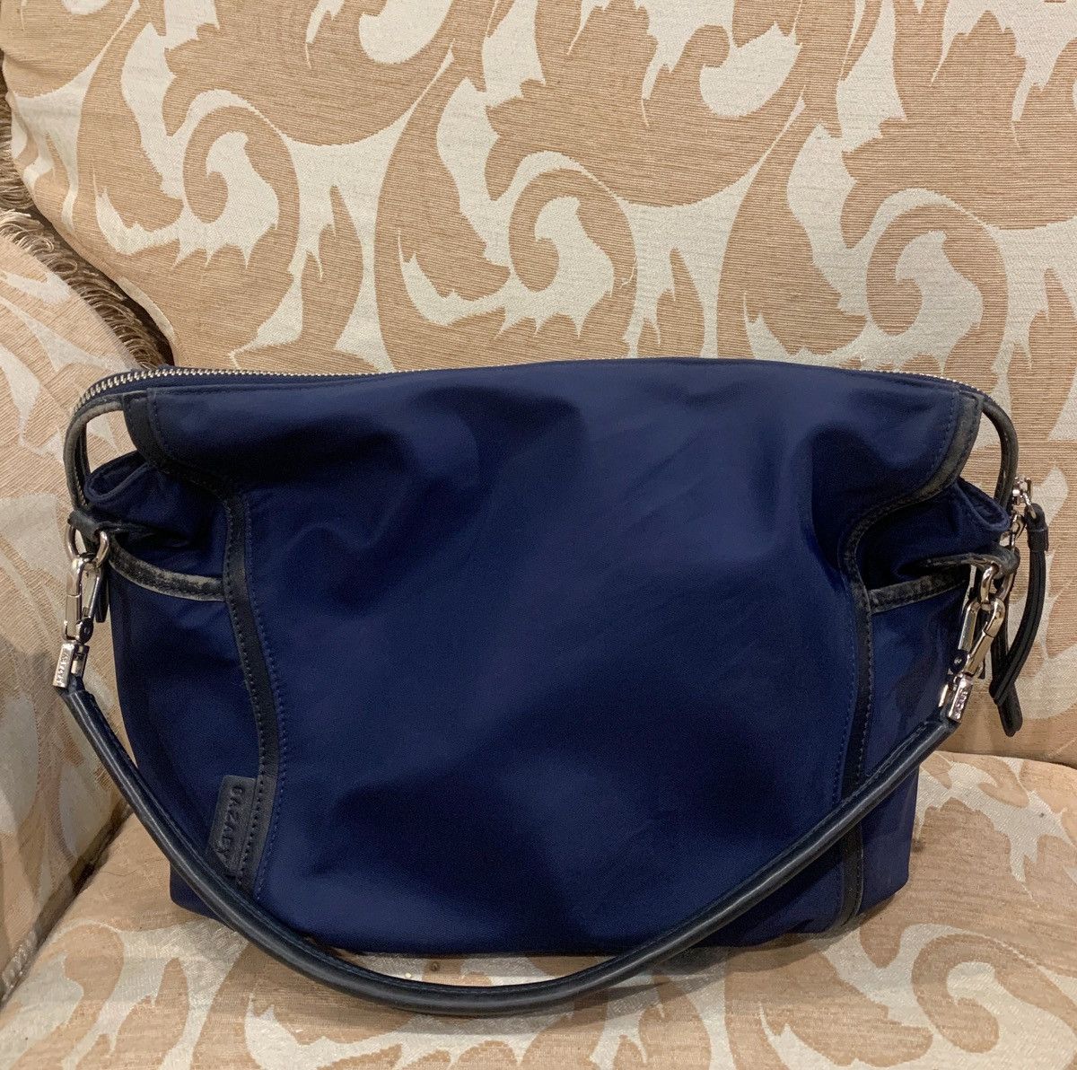Designer × Japanese Brand Sazaby Japan nylon indigo handbag Size ONE SIZE - 1 Thumbnail