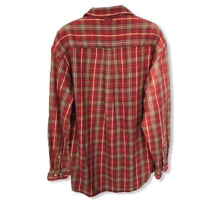 Flannel Vintage Timberland plaid tartan oversized Flannel Shirt 👕 Size US S / EU 44-46 / 1 - 3 Thumbnail
