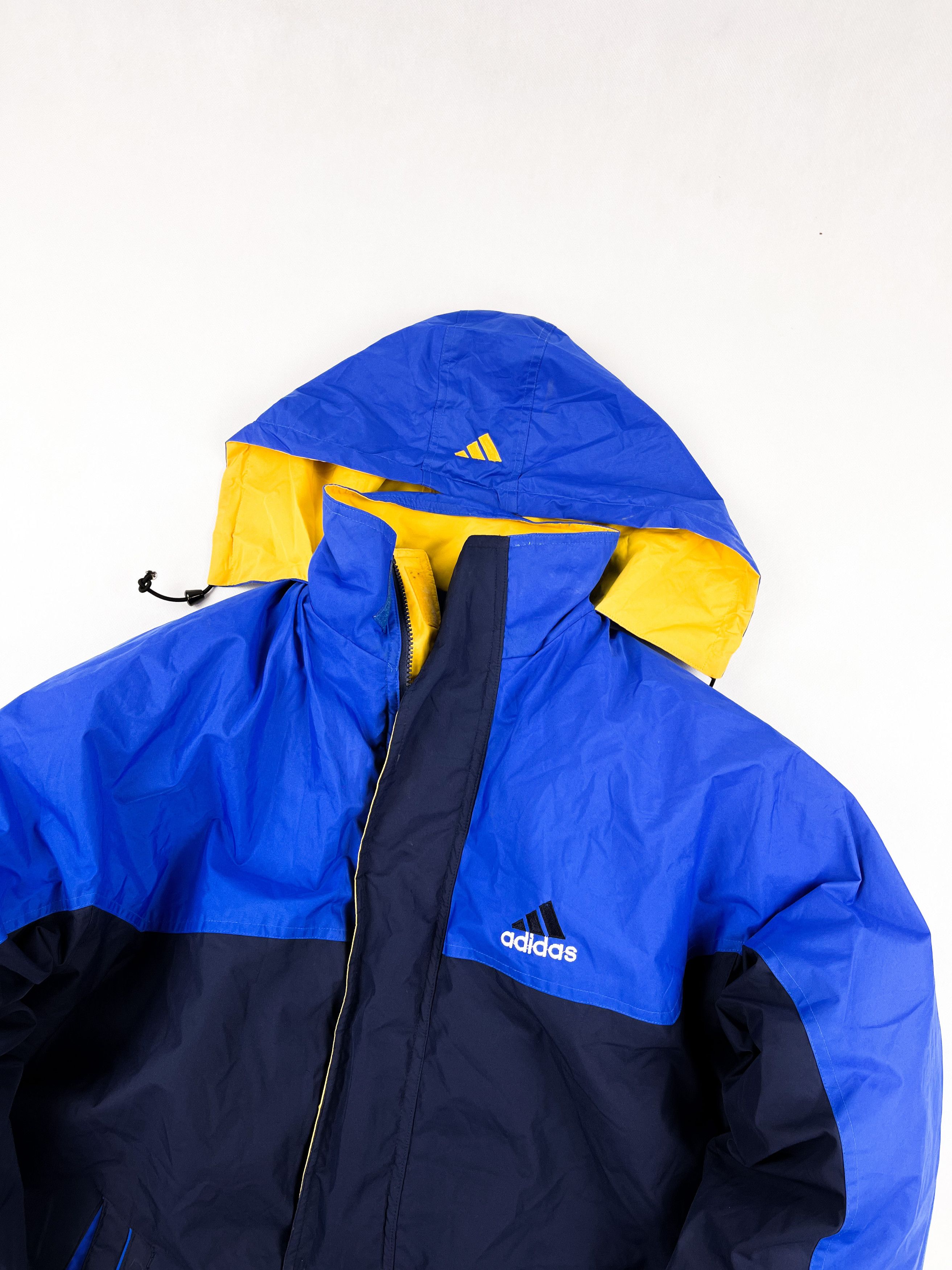 Adidas Adidas vintage reversible jacket coat Size US XL / EU 56 / 4 - 7 Thumbnail