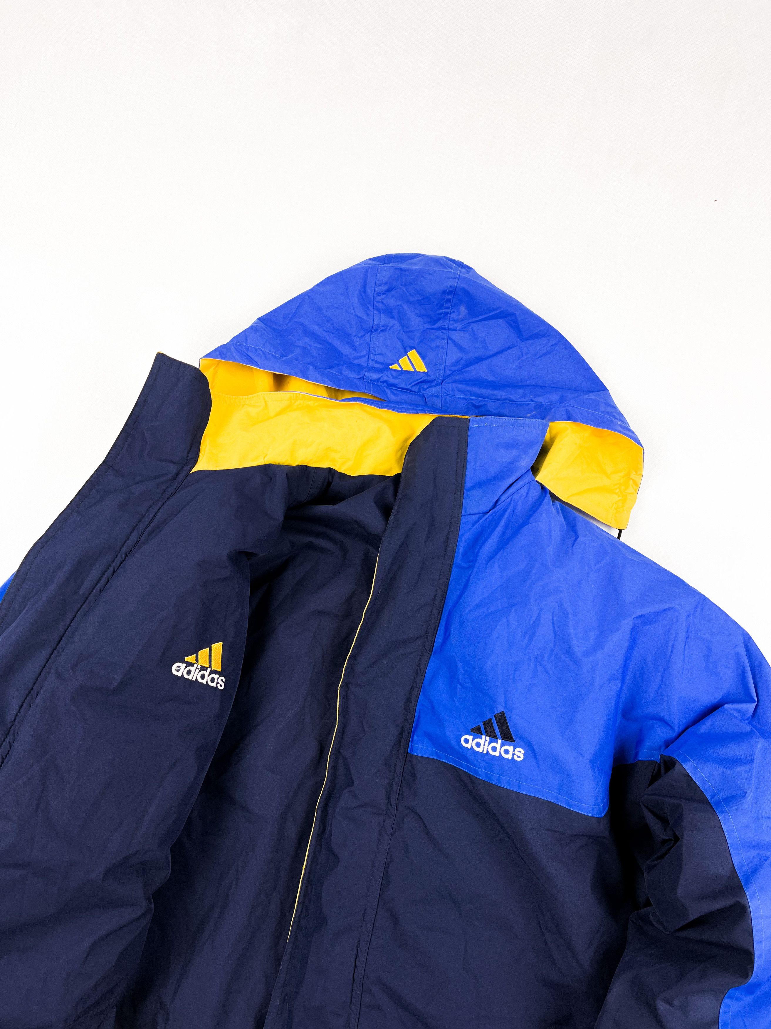 Adidas Adidas vintage reversible jacket coat Size US XL / EU 56 / 4 - 8 Thumbnail
