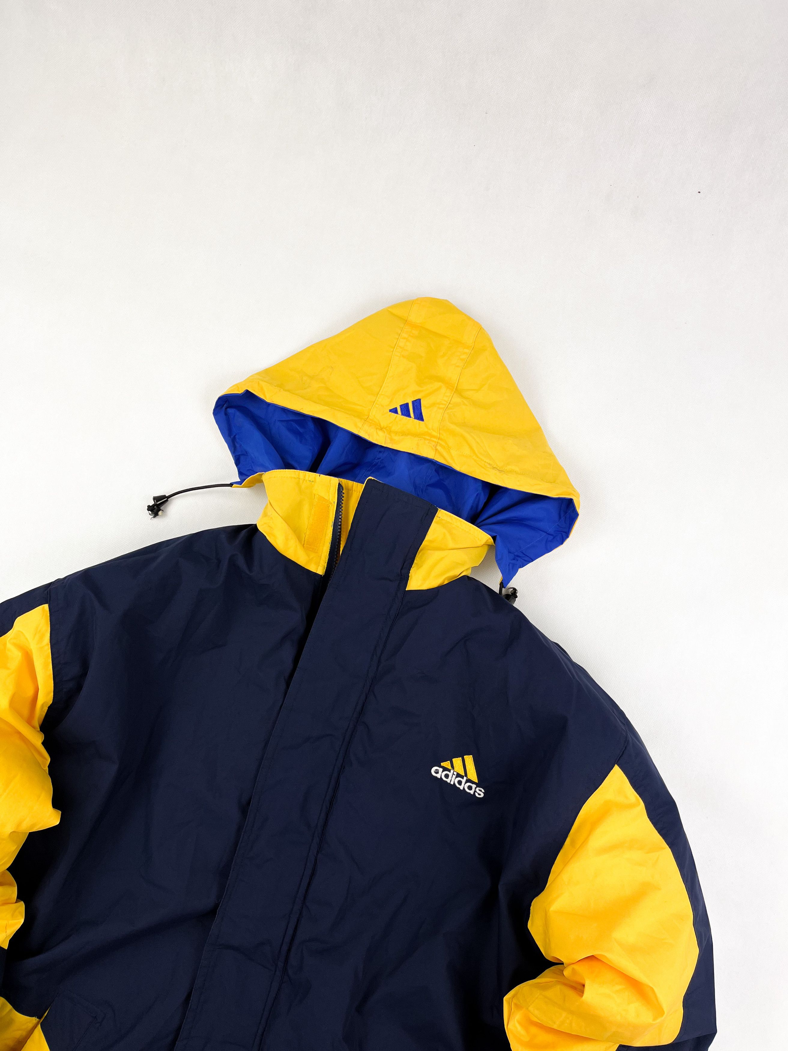 Adidas Adidas vintage reversible jacket coat Size US XL / EU 56 / 4 - 4 Thumbnail