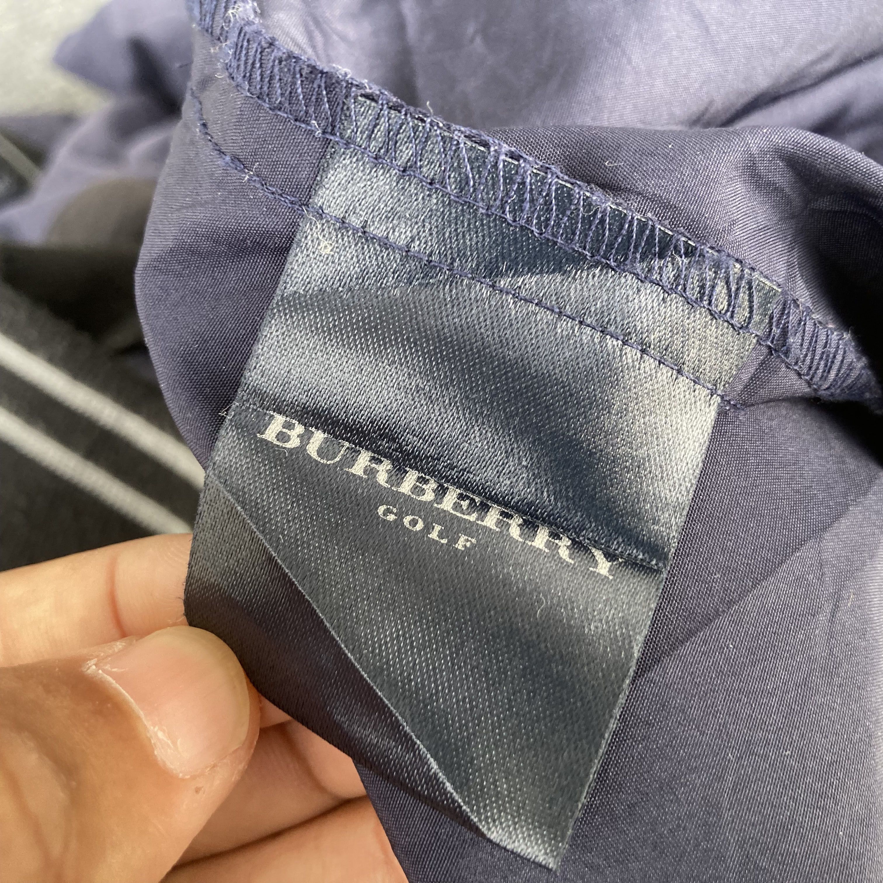 Burberry × Designer Vtg Burberry Golf sweater Blue Sweatshirt Size US XS / EU 42 / 0 - 4 Thumbnail