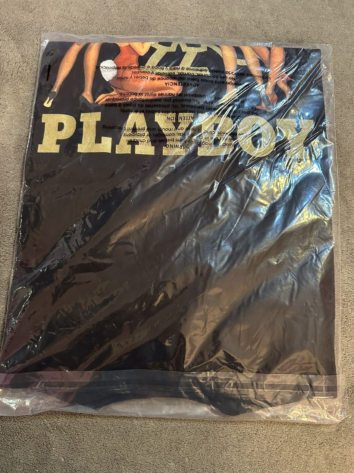 Drake × October's Very Own × Playboy OVO x PLAYBOY BUNNY BLACK T-SHIRT BRAND NEW with tags rare Size US L / EU 52-54 / 3 - 2 Thumbnail