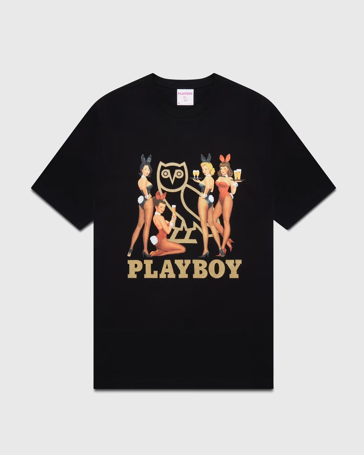 Drake × October's Very Own × Playboy OVO x PLAYBOY BUNNY BLACK T-SHIRT BRAND NEW with tags rare Size US L / EU 52-54 / 3 - 3 Thumbnail