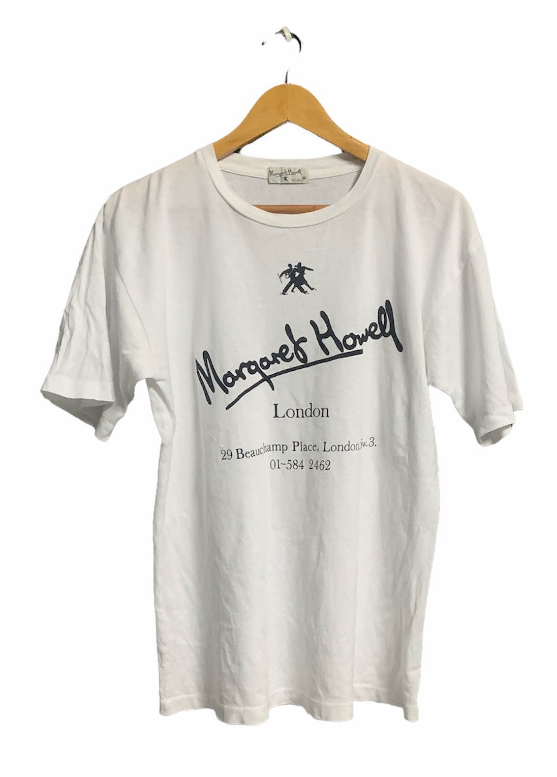 VINTAGE MARGARET HOWELL ENGLAND BIG LOGO TEE